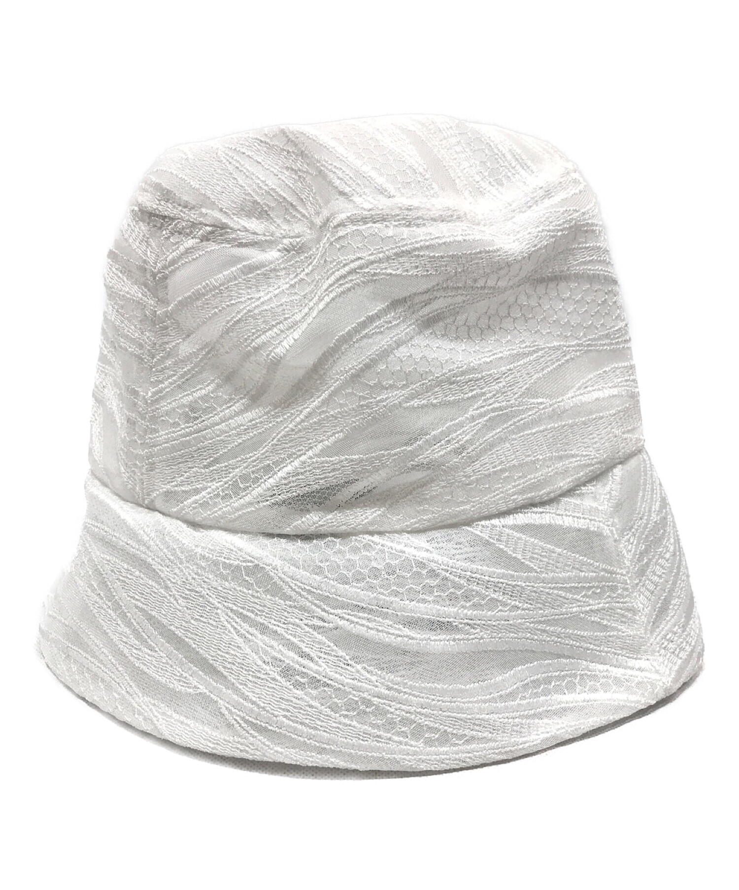 中古・古着通販】ENTWURFEIN (エントワフェイン) ハット ホワイト