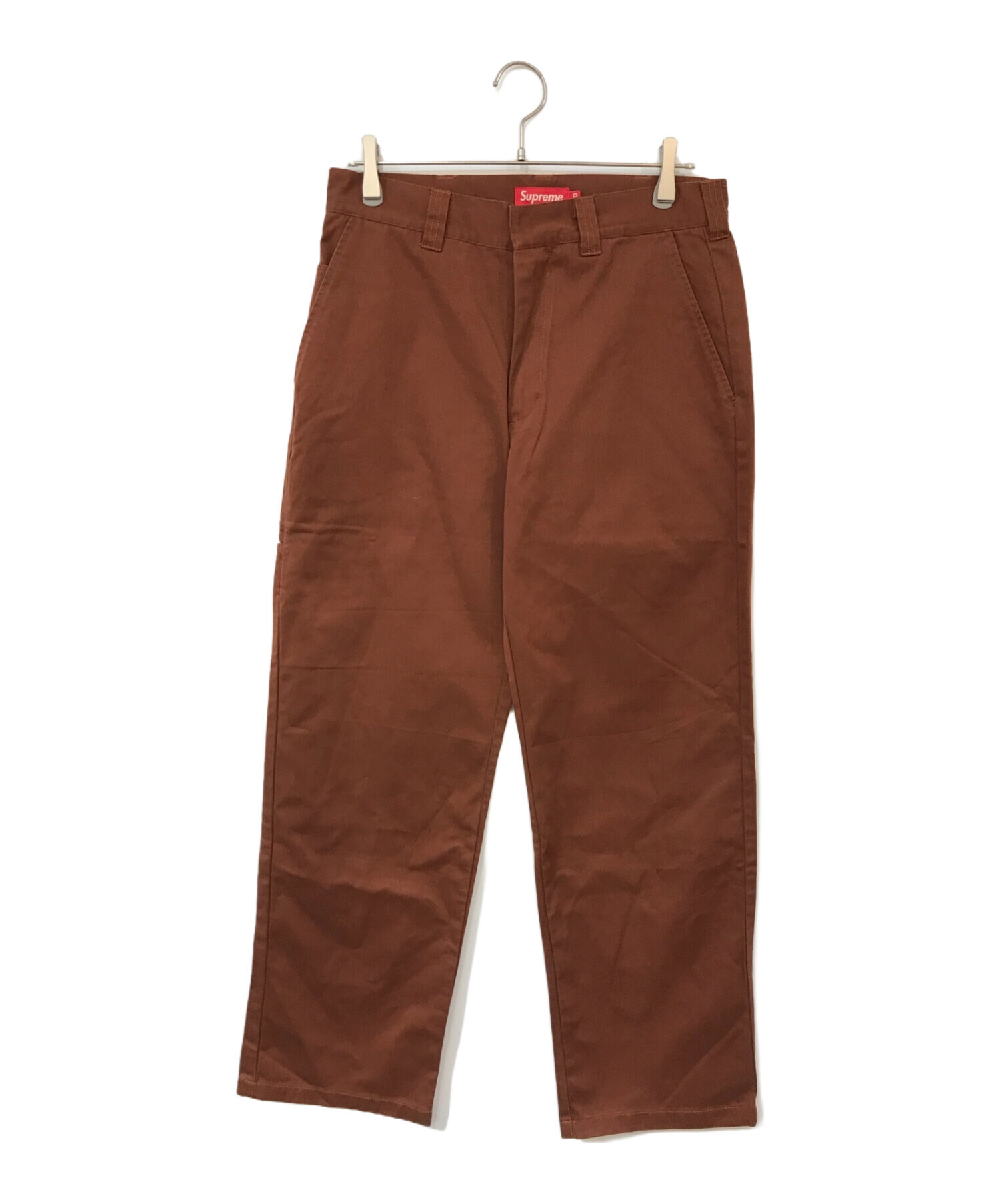 中古・古着通販】SUPREME (シュプリーム) ワークパンツ ブラウン 中古・古着通販】SUPREME (シュプリーム) ワークパンツ ブラウン