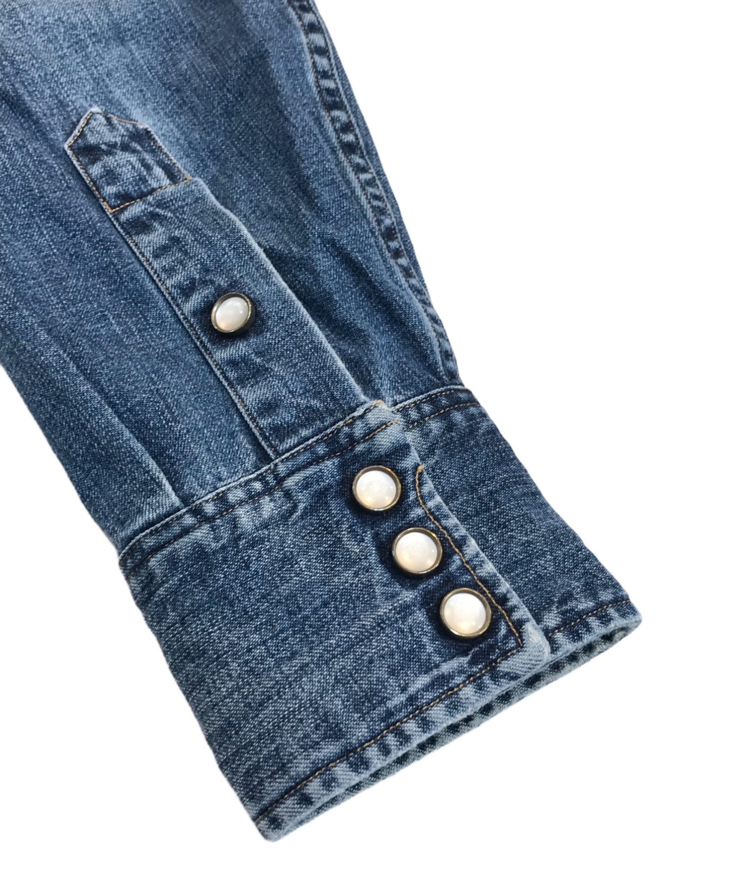 中古・古着通販】RRL (ダブルアールエル) コンチョボタンニム