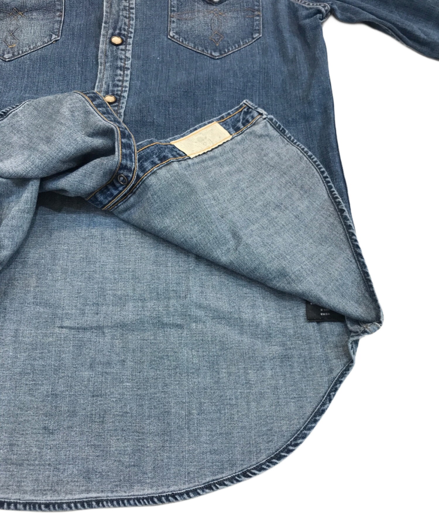 中古・古着通販】RRL (ダブルアールエル) コンチョボタンニム