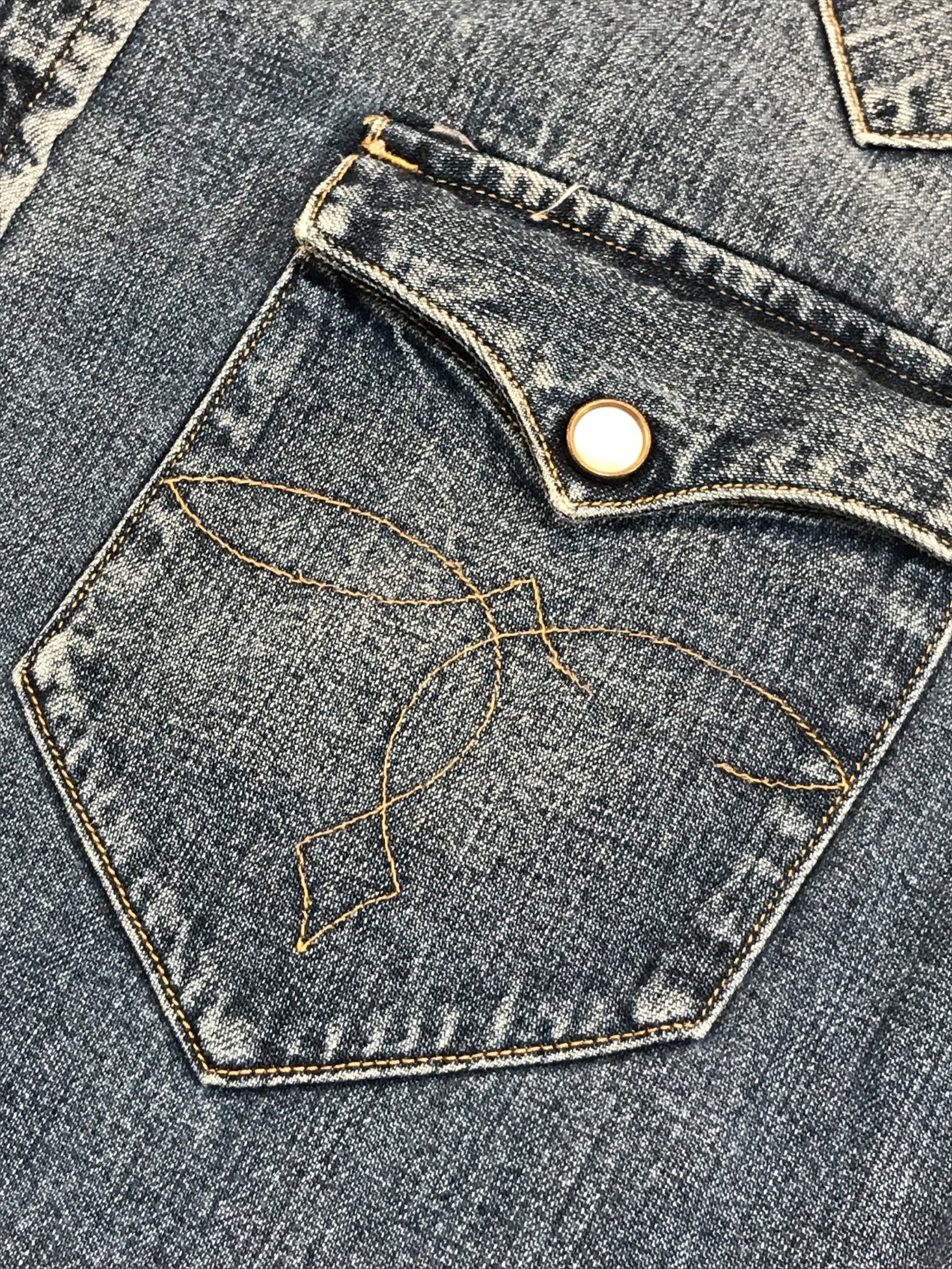 中古・古着通販】RRL (ダブルアールエル) コンチョボタンニム