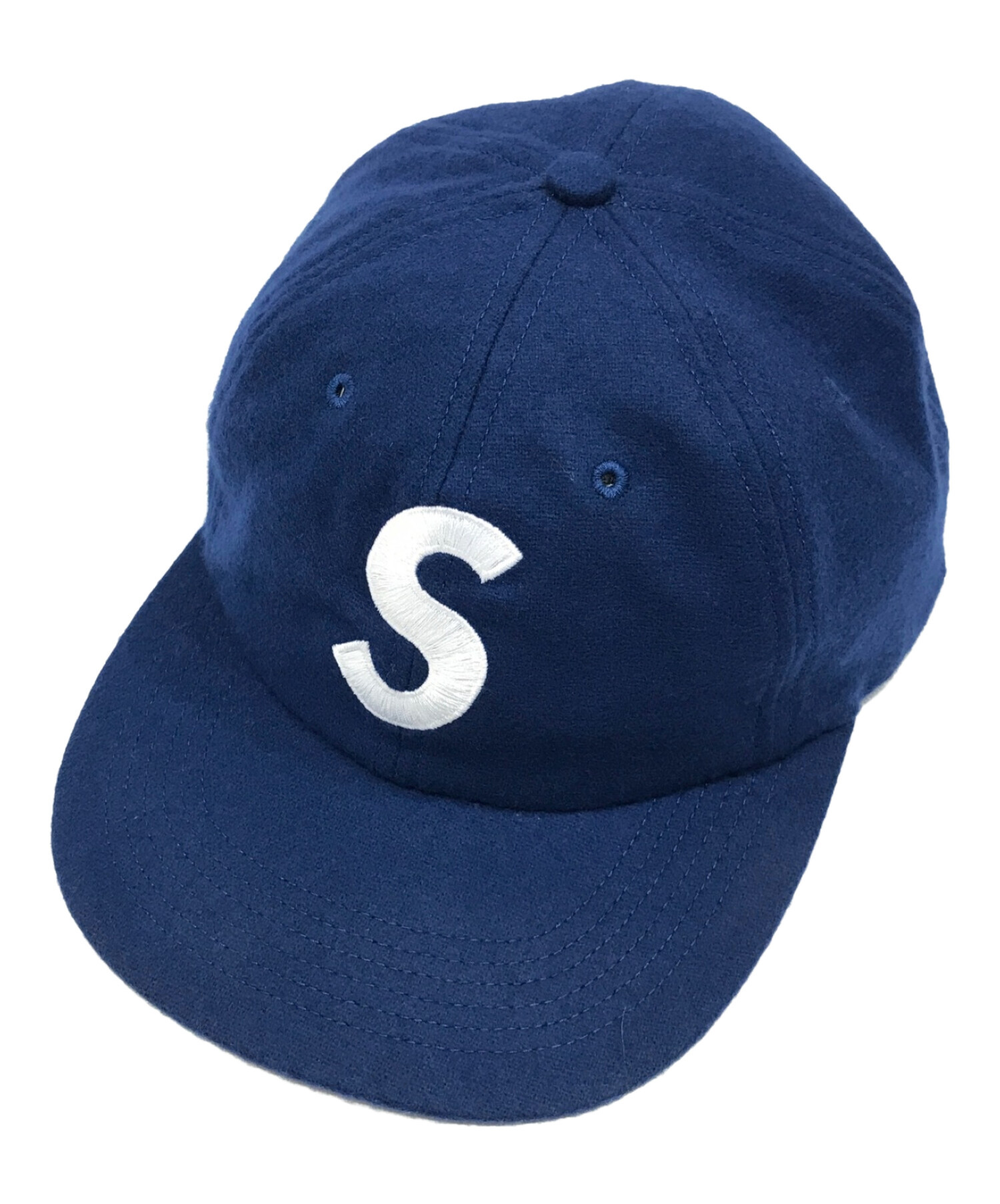 中古・古着通販】Supreme (シュプリーム) Sロゴキャップ ブルー 
