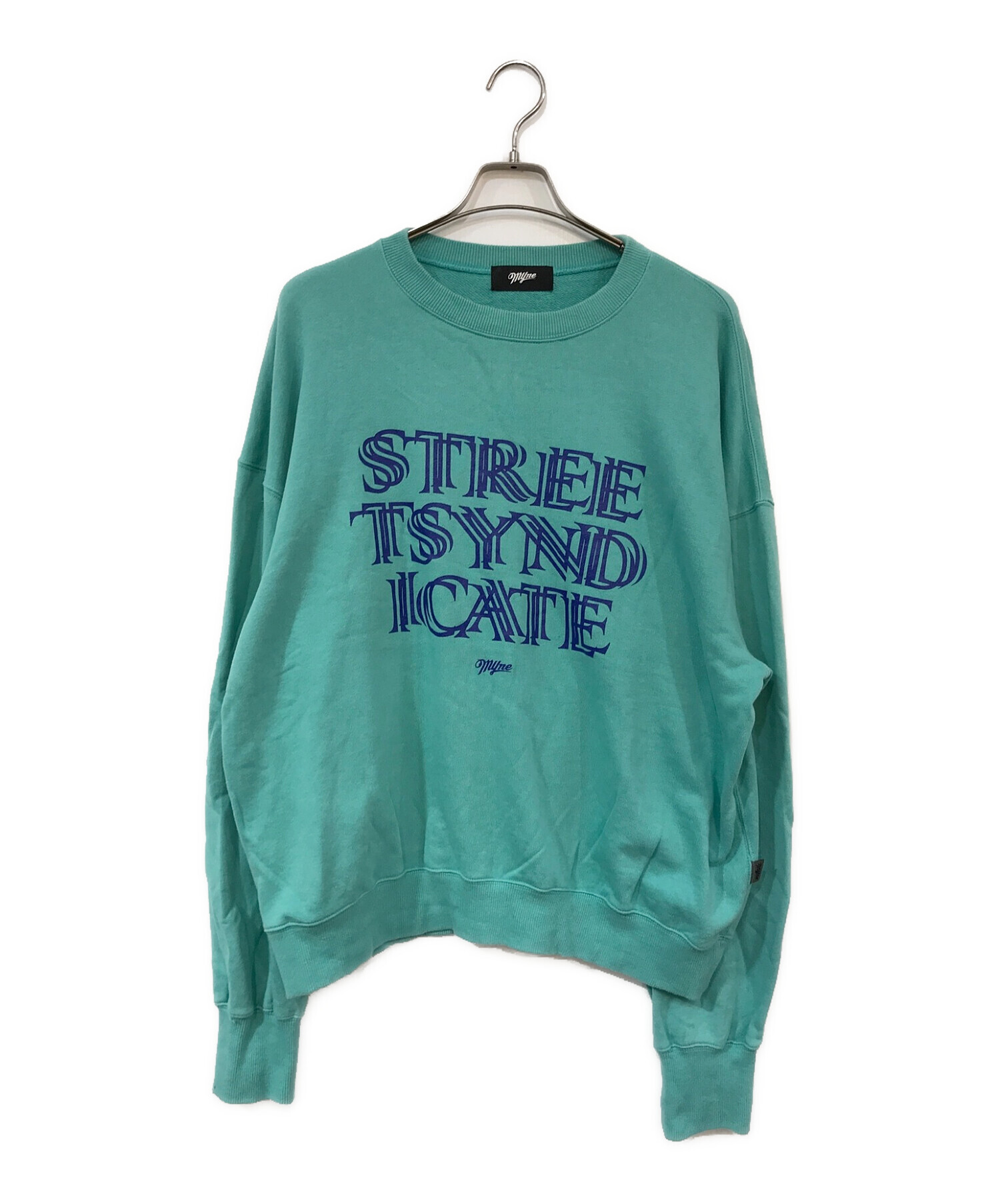 中古・古着通販】myne (マイン) STREETSSYNDICATE スウェット ブルー 