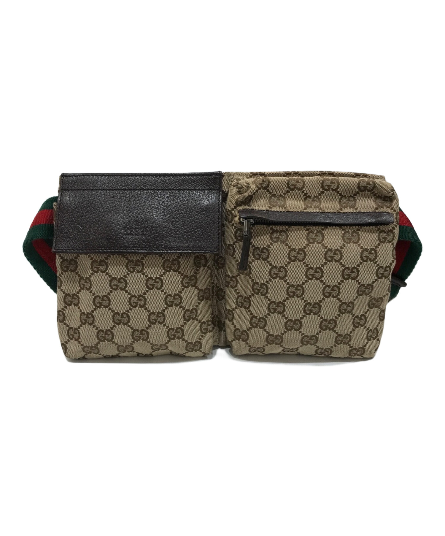 中古・古着通販】GUCCI (グッチ) ウエストポーチ ベージュ｜ブランド 