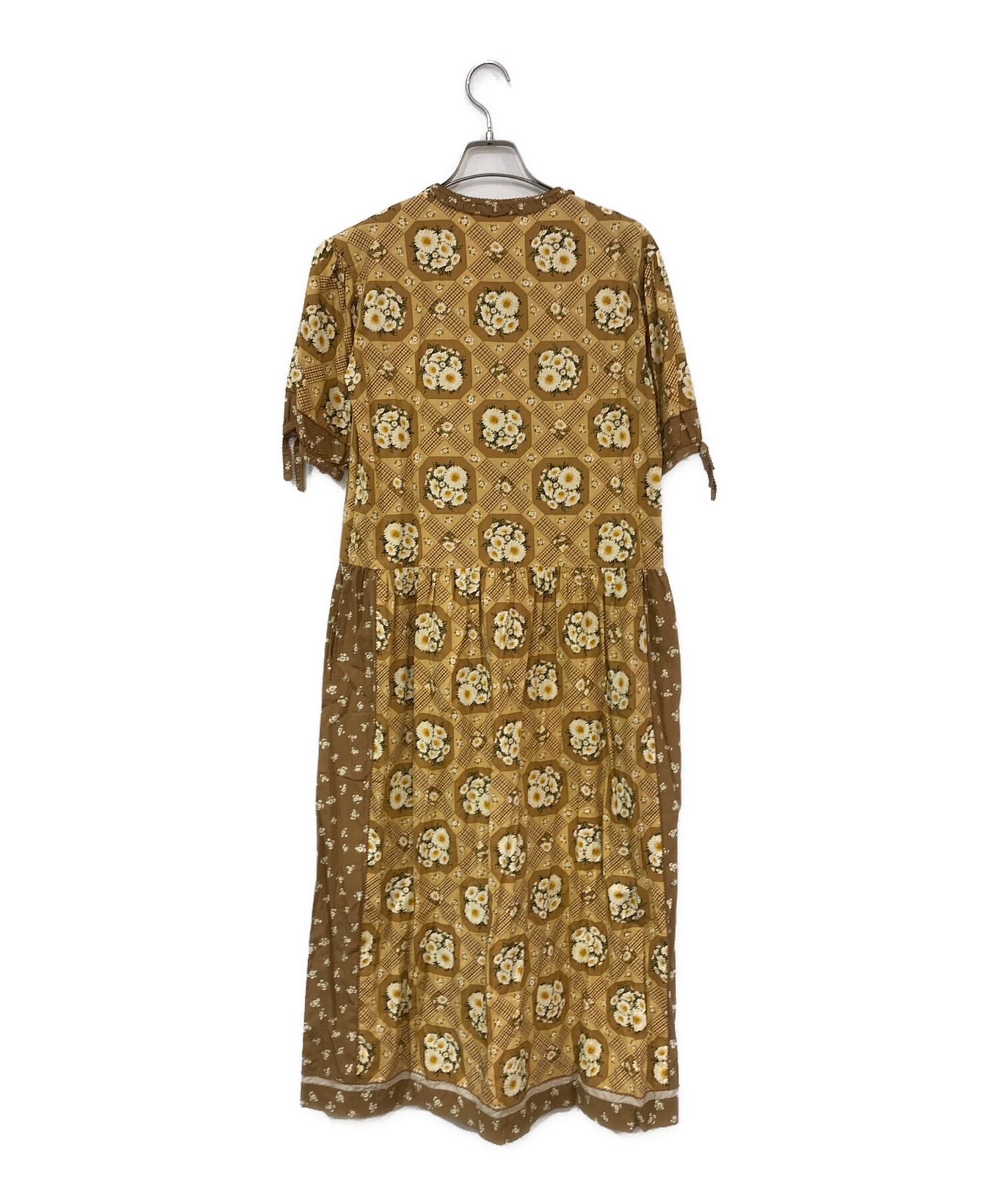 【ピンクハウス　ワンピース】ミルクティー色 ピンクハウス ワンピース】ミルクティー色 ピンクハウス ワンピース