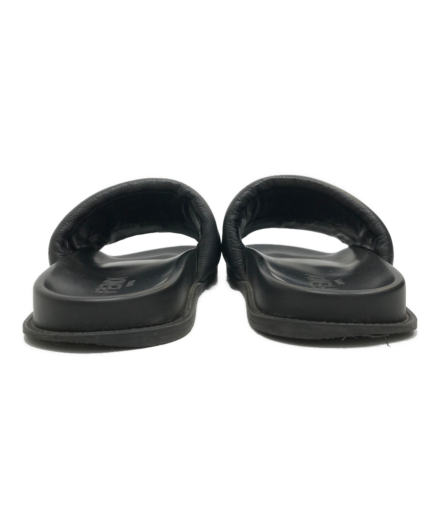 中古・古着通販】FENDI (フェンディ) スライドサンダル ブラック
