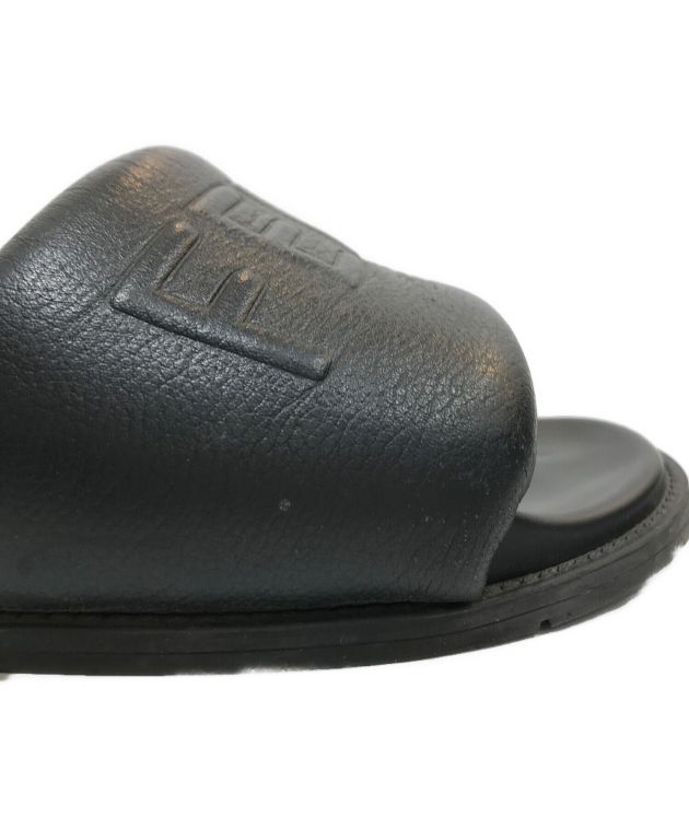 中古・古着通販】FENDI (フェンディ) スライドサンダル ブラック 中古・古着通販】FENDI (フェンディ) スライドサンダル ブラック