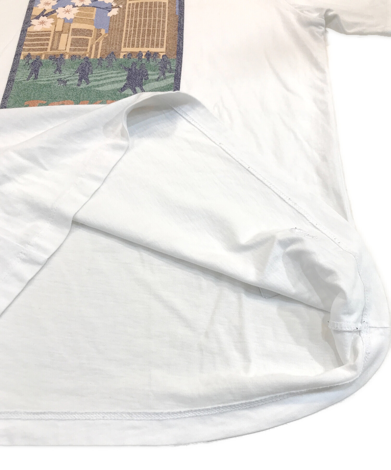 中古・古着通販】COACH (コーチ) プリントTシャツ ホワイト サイズ:M 