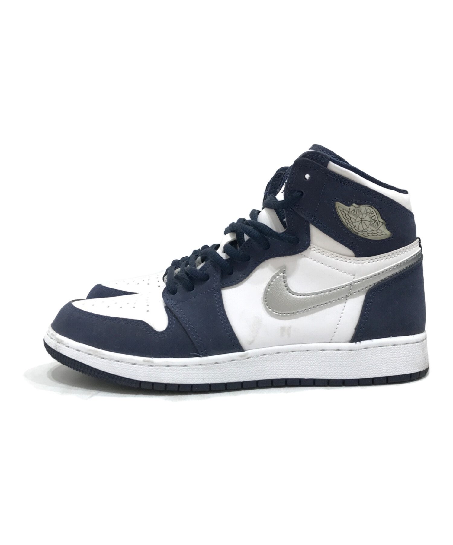 中古・古着通販】NIKE (ナイキ) AIR JORDAN 1 HIGH OG GS ホワイト 