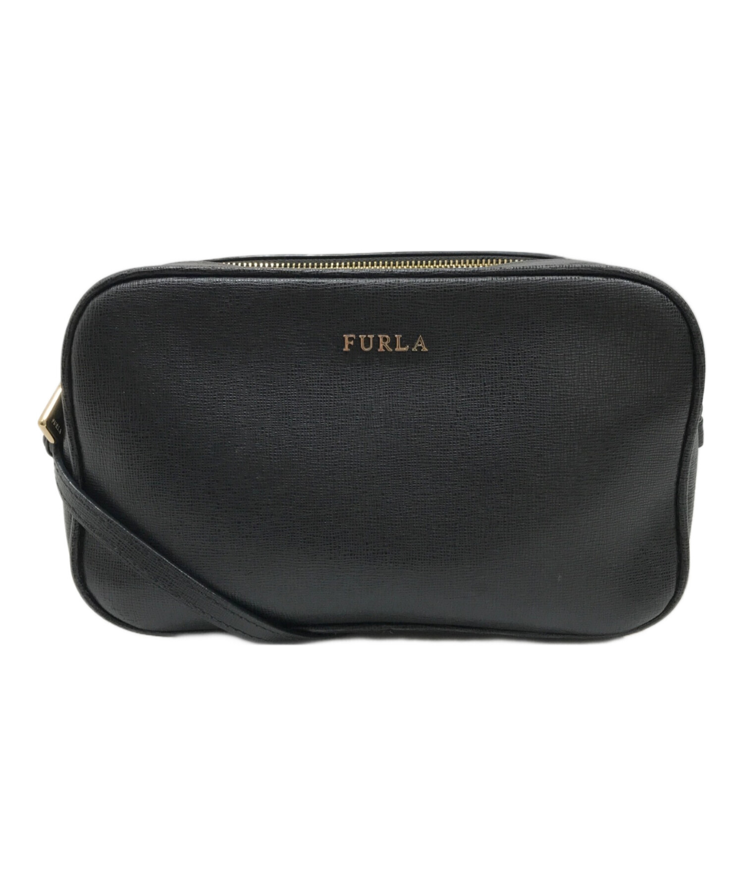 中古・古着通販】FURLA (フルラ) ショルダーバッグ ブラック｜ブランド