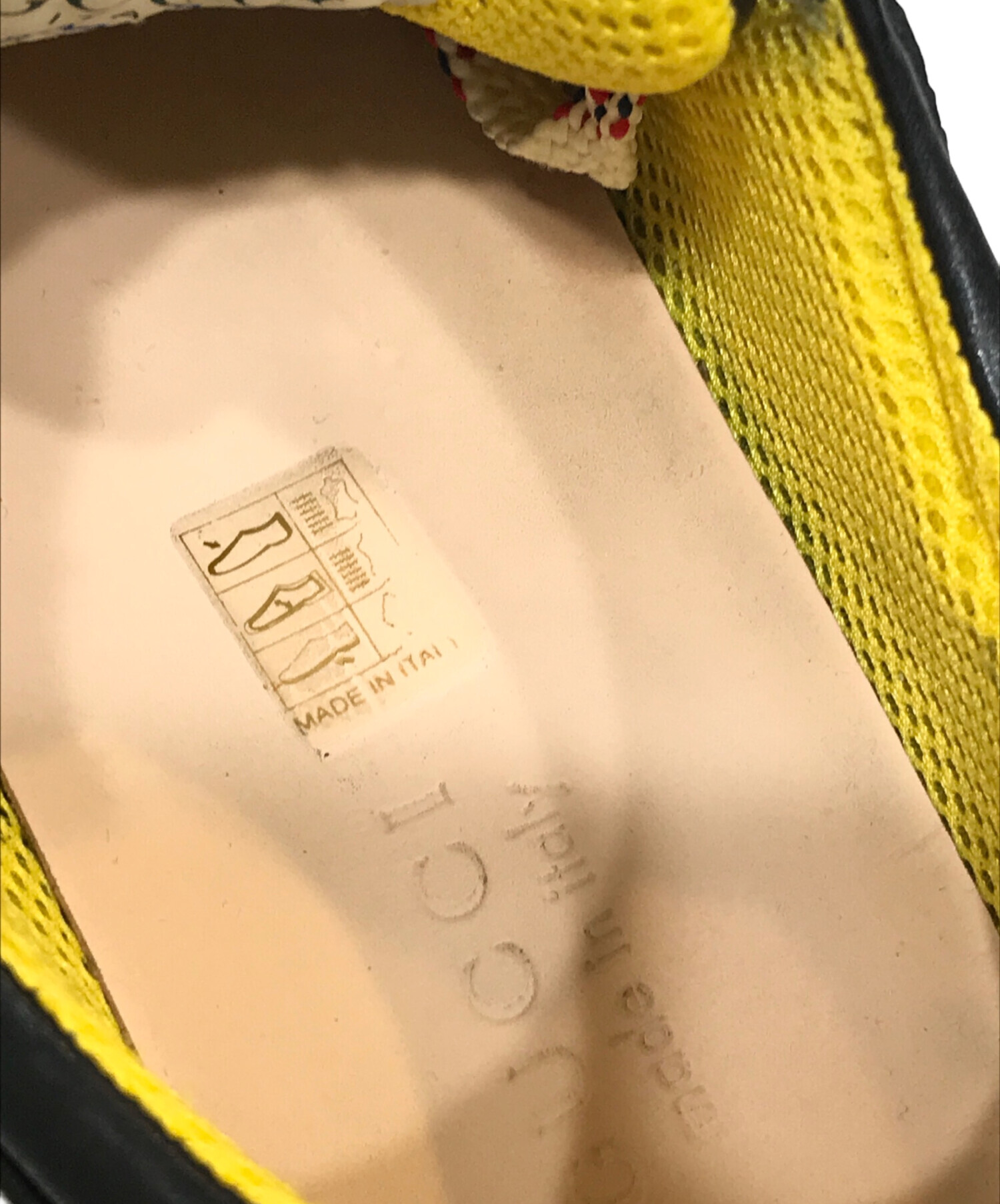 中古・古着通販】GUCCI (グッチ) BOATREKレザースニーカー ブラック