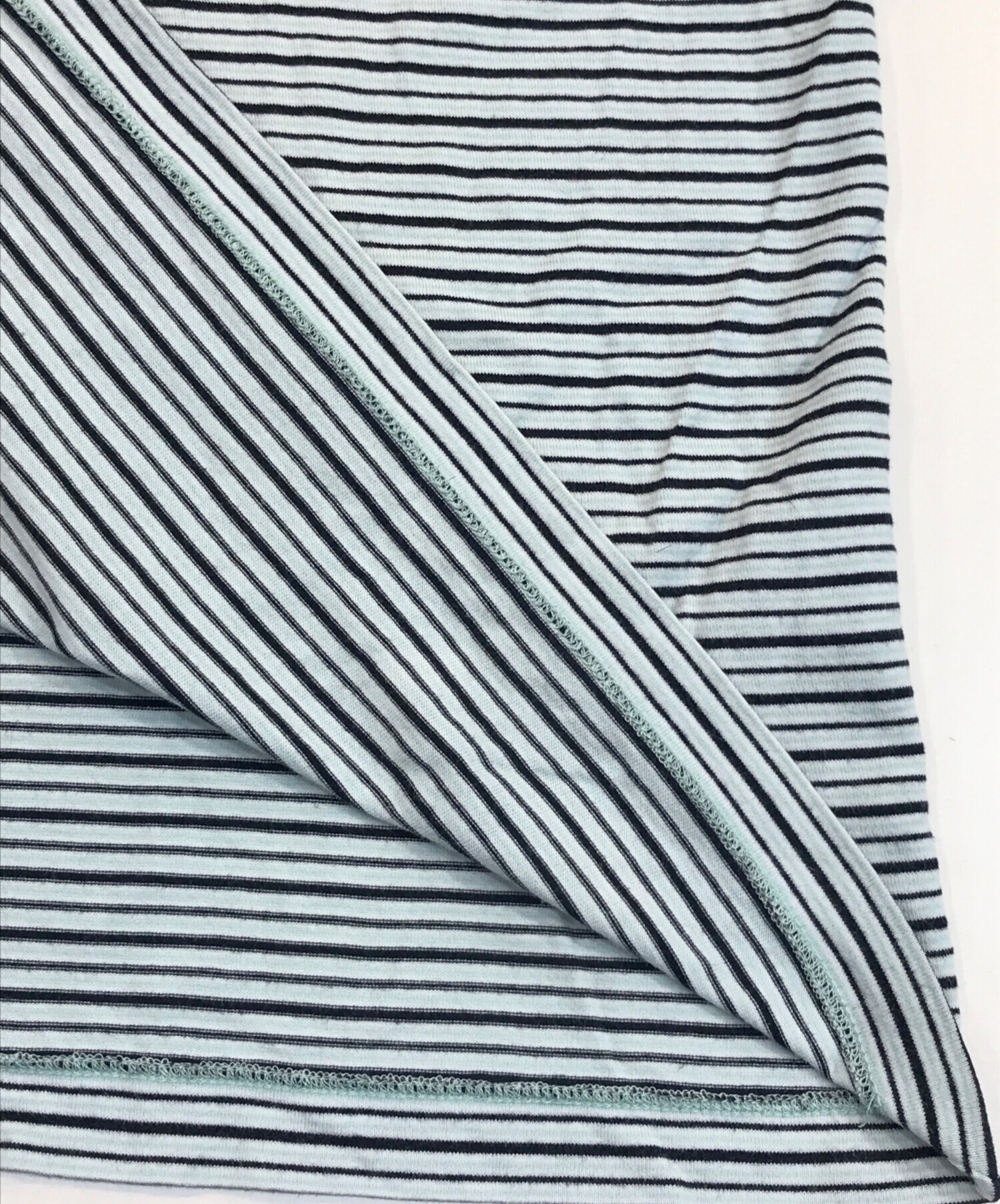 中古・古着通販】ROTOL (ロトル) WIDE TWIST TEE BORDER マルチカラー