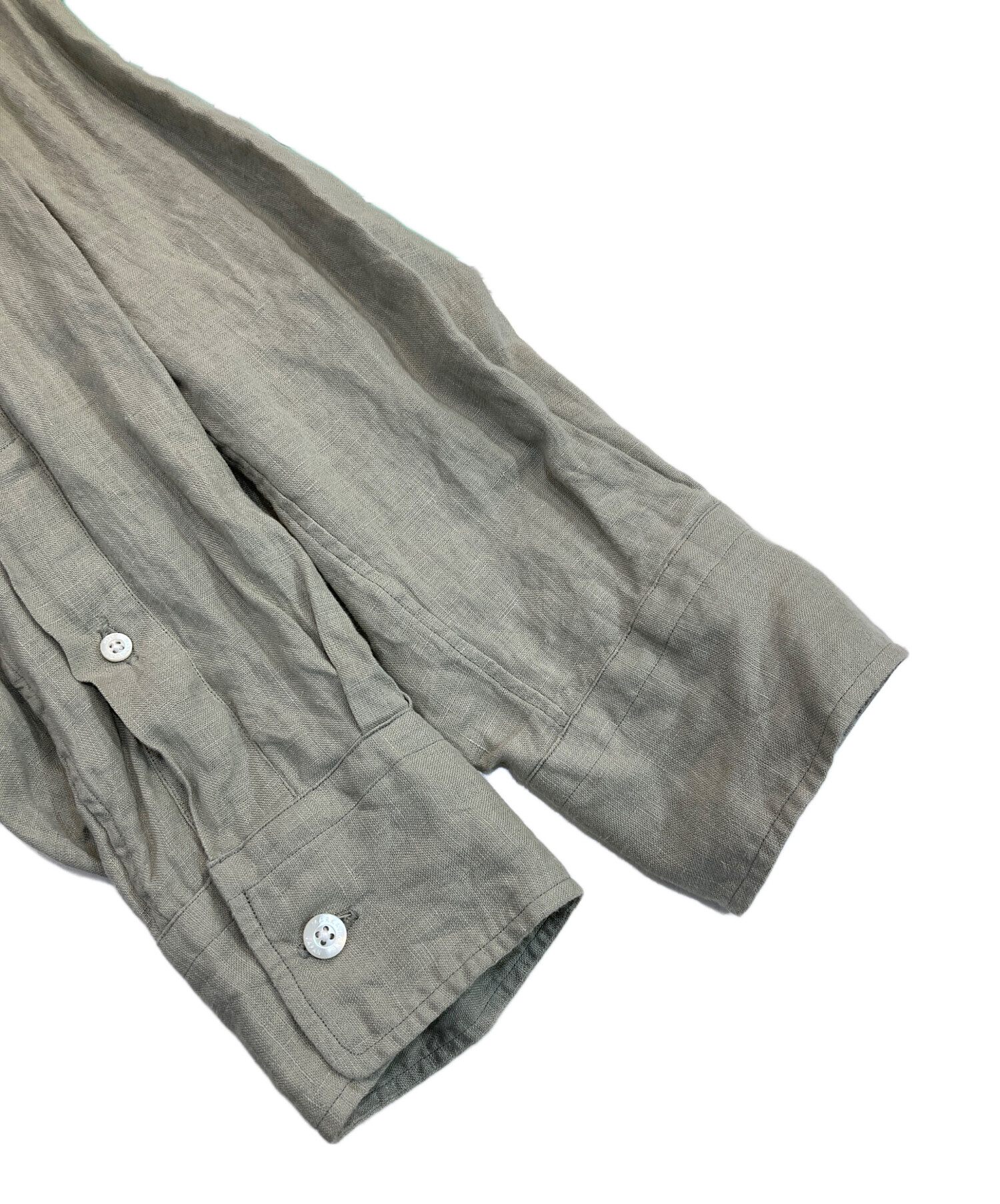 中古・古着通販】MARKWARE (マーカウェア) W COLLAR SHIRT HEMP
