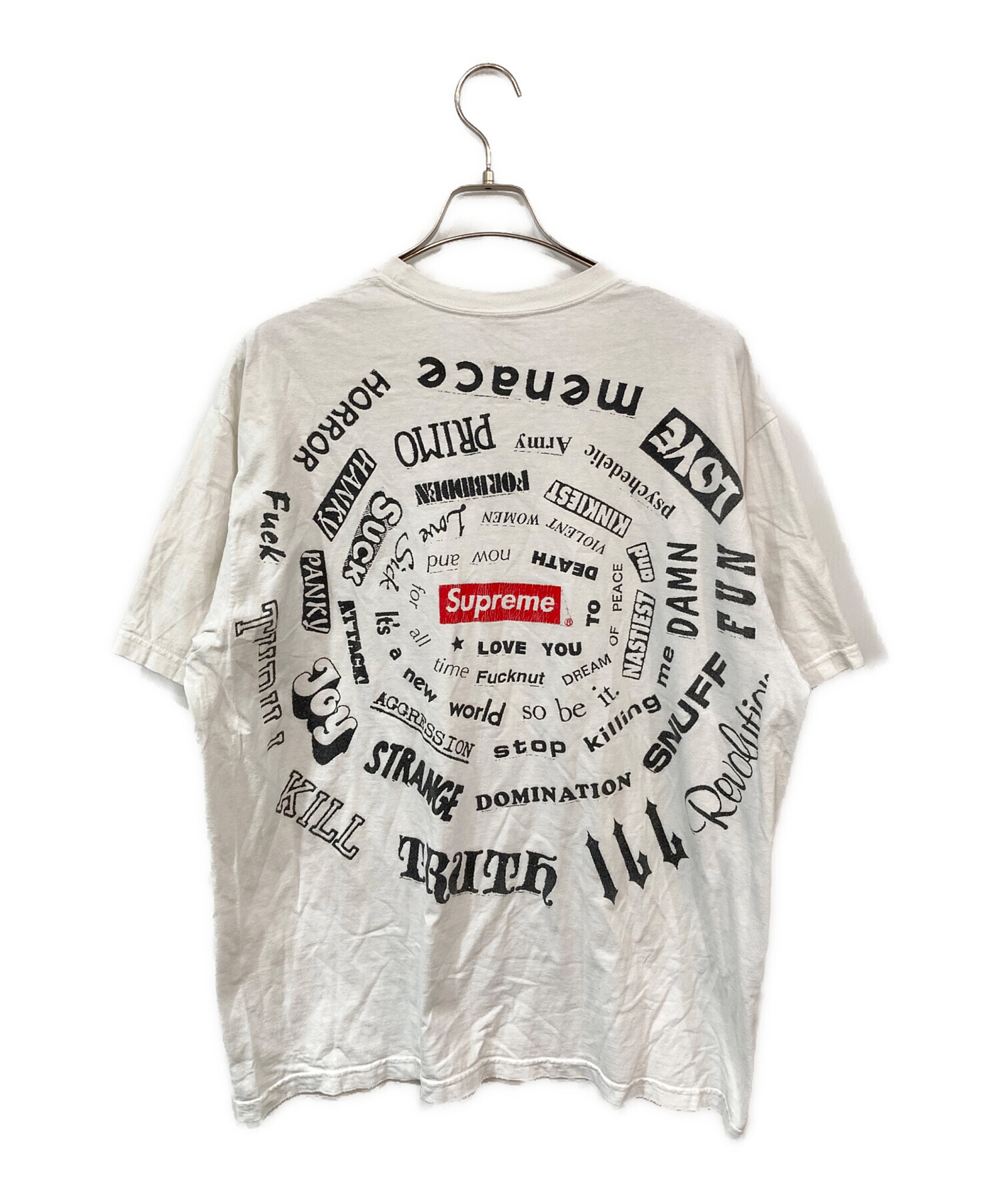 中古・古着通販】SUPREME (シュプリーム) Spiral Tee/スパイラルティー 