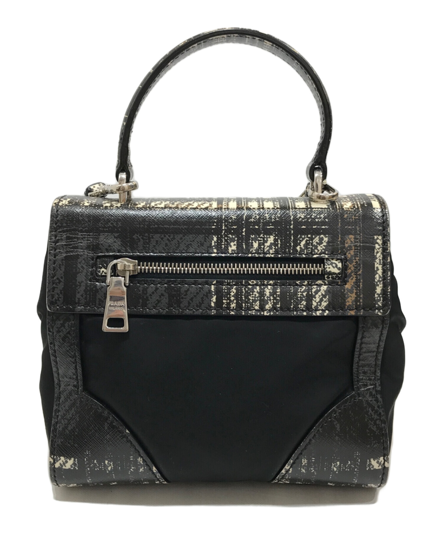 中古・古着通販】PRADA (プラダ) テスート×サフィアーノ 2WAY