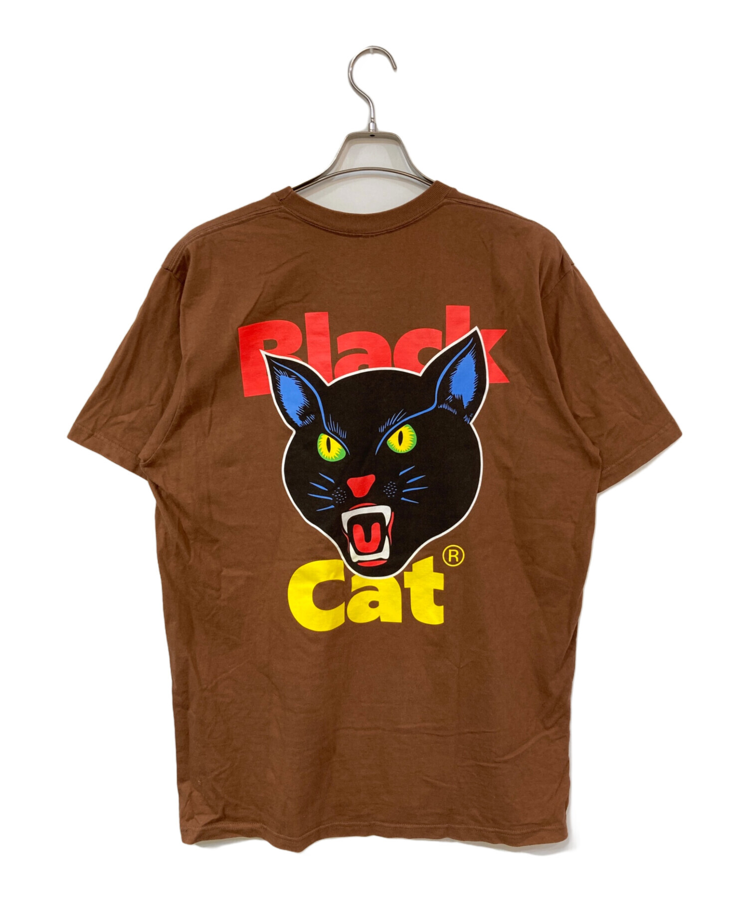 中古・古着通販】SUPREME (シュプリーム) Black cat tee ブラウン  