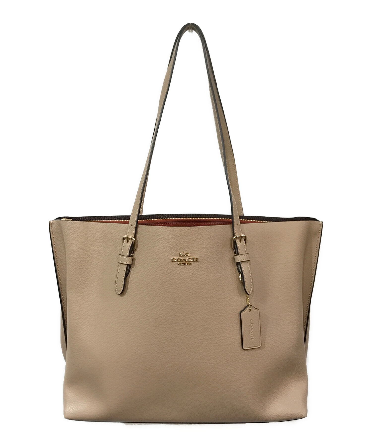 中古・古着通販】COACH (コーチ) トートバッグ ベージュ｜ブランド 