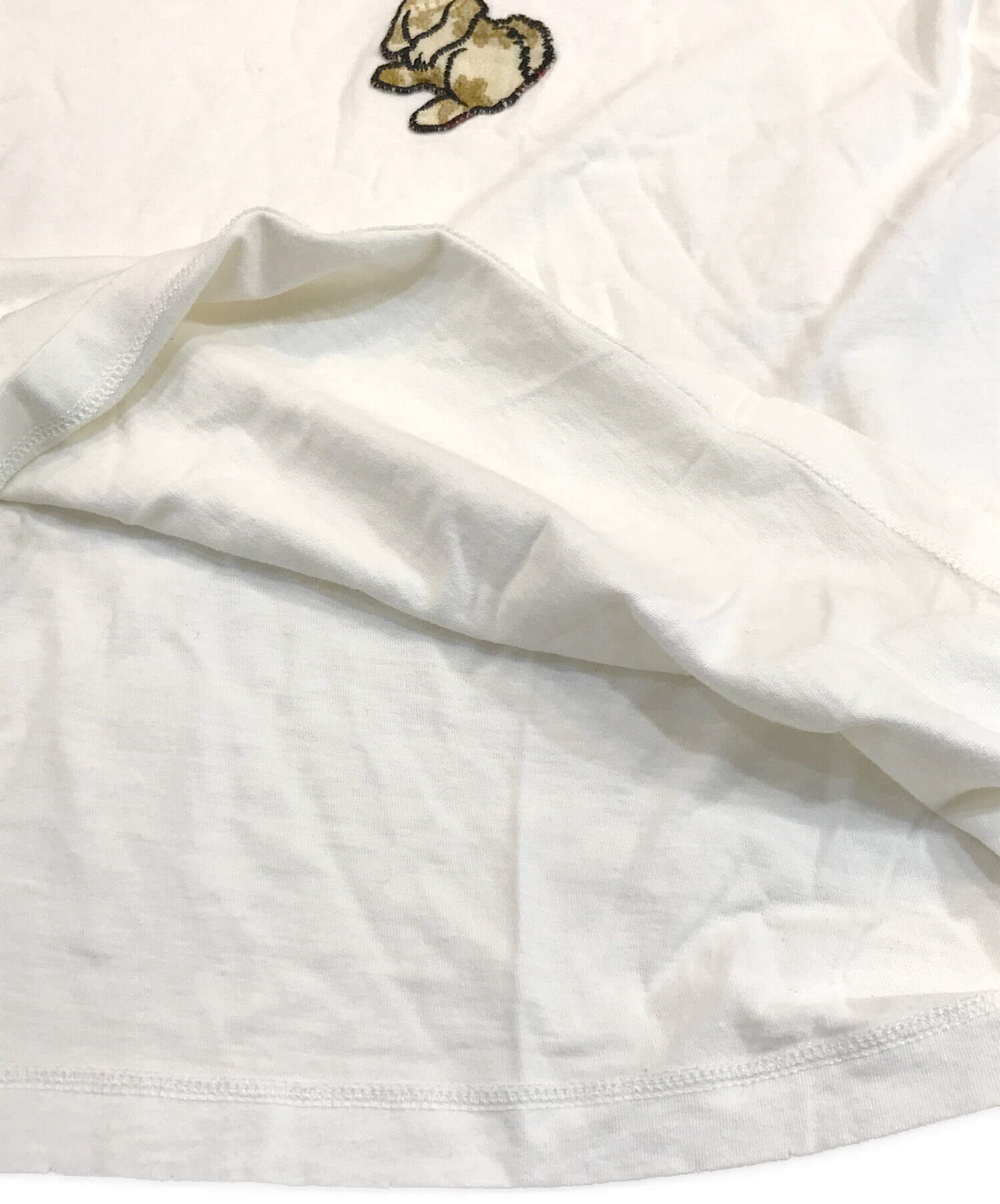 中古・古着通販】GUCCI (グッチ) ダメージ加工 ラビットアップリケ