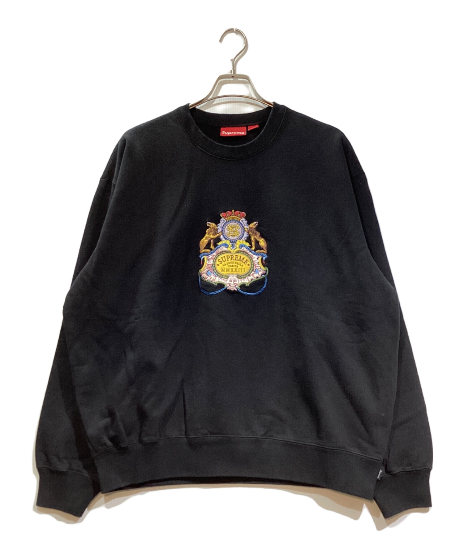 土日限定supreme 24fw Crest Crewneck Supreme Crest Crewneck (FW24) - $148