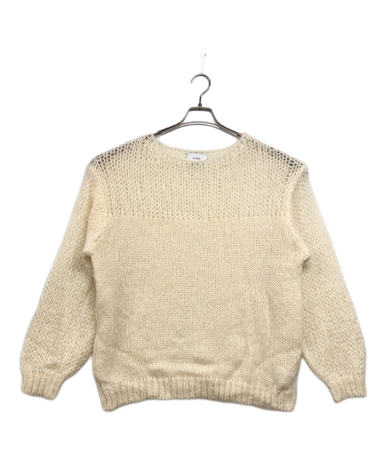 HALF SHEER LOOSE MOHAIR KNIT クラネ ニット CLANE HALF SHEER LOOSE