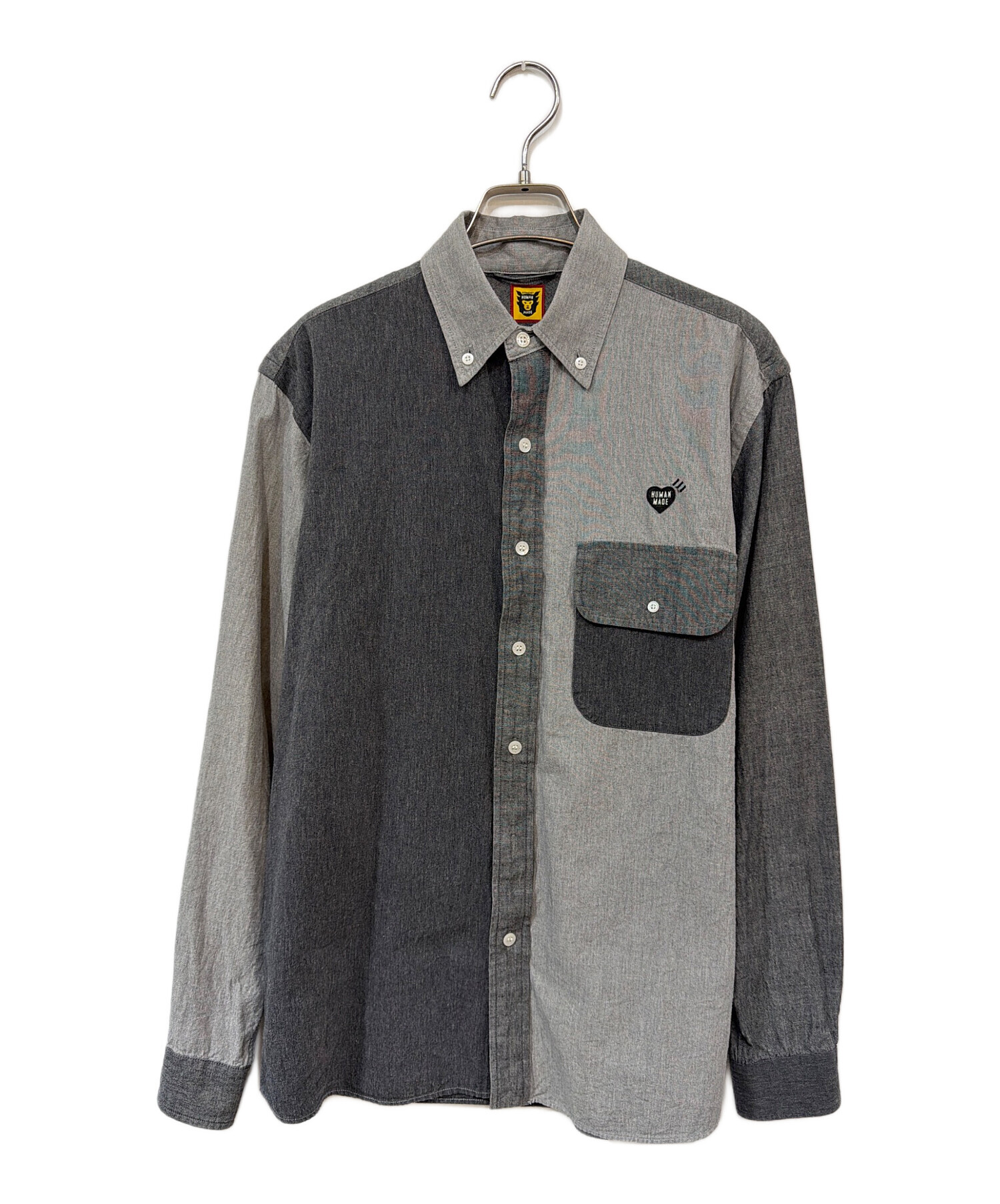 中古・古着通販】HUMAN MADE (ヒューマンメイド) CRAZY CHAMBRAY SHIRT