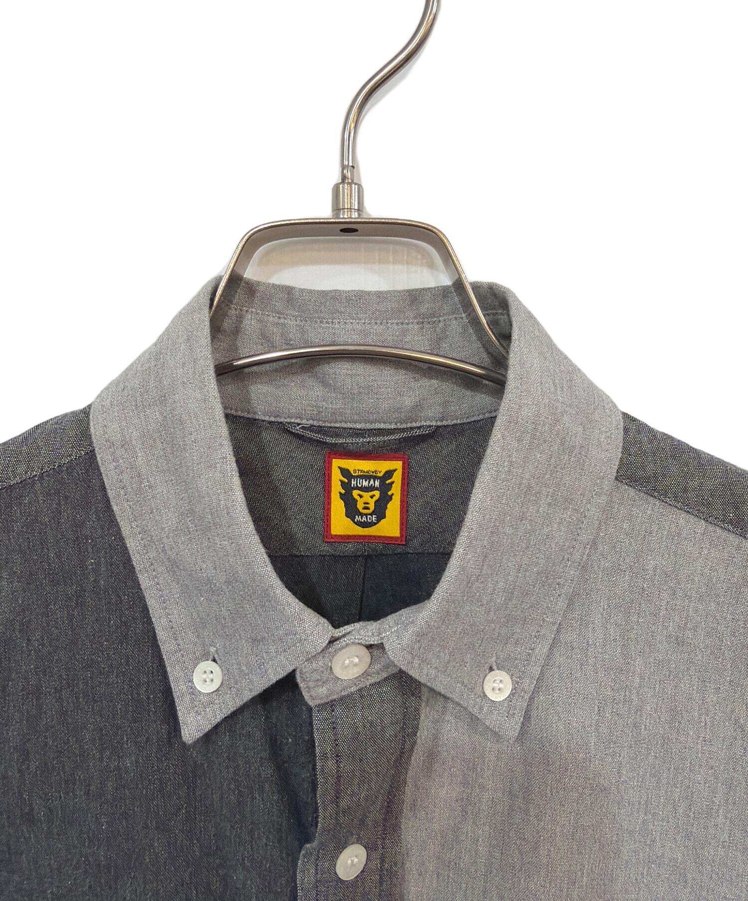 中古・古着通販】HUMAN MADE (ヒューマンメイド) CRAZY CHAMBRAY SHIRT