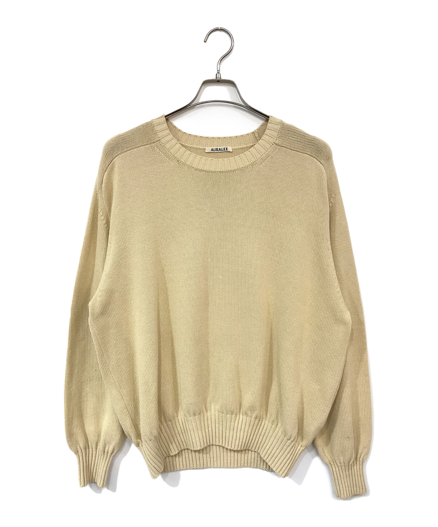 オーラリー High Twist Cotton Knit Big P/O