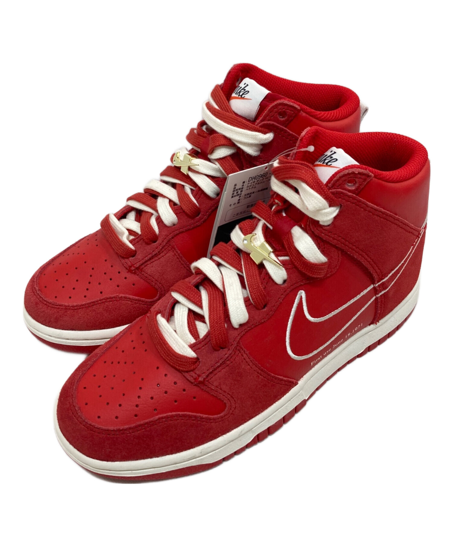 中古・古着通販】NIKE (ナイキ) DUNK HI SE/ダンクハイSE レッド 