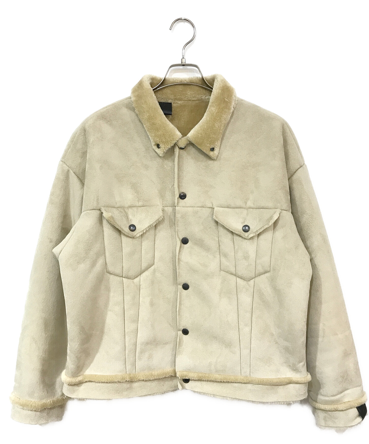 中古・古着通販】N.HOOLYWOOD (エヌ ハリウッド) Fake Mouton Blouson
