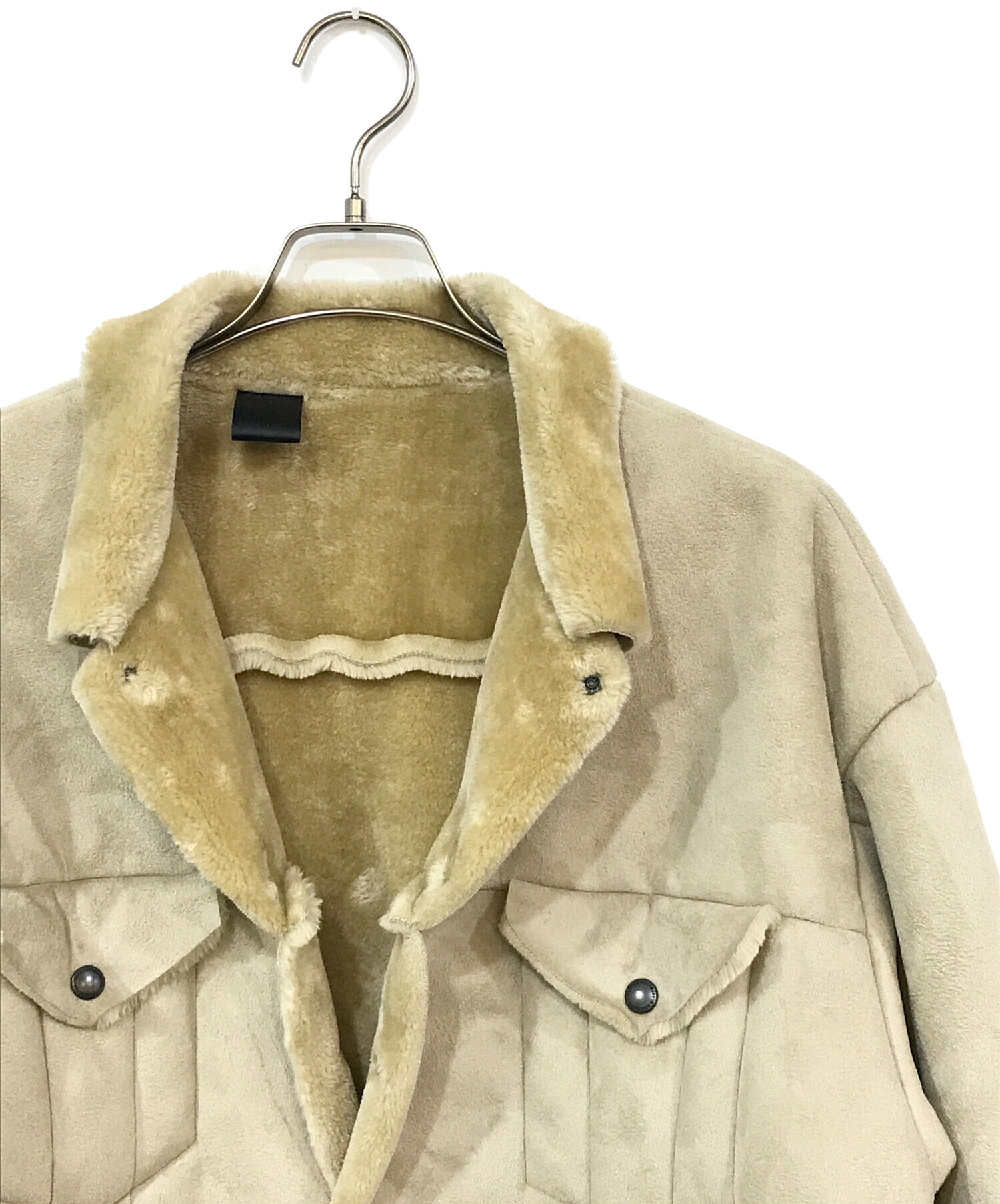 中古・古着通販】N.HOOLYWOOD (エヌ ハリウッド) Fake Mouton Blouson