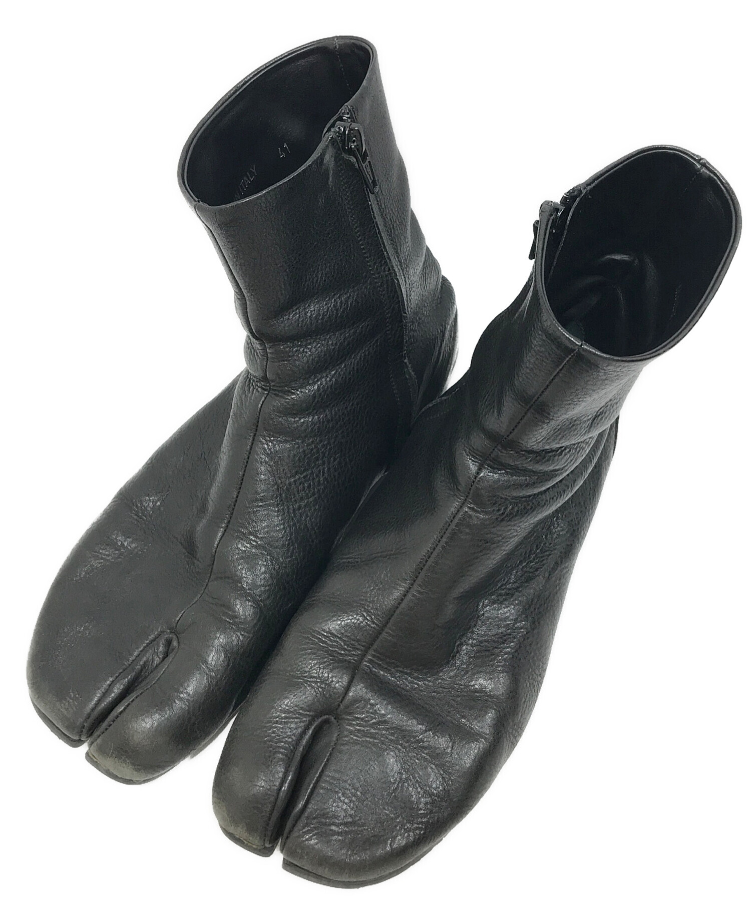 マルタン マルジェラ Martin Margiela サイドジップ ブーツ 41 中古・古着通販】Maison Margiela (メゾンマルジェラ) tabi サイド