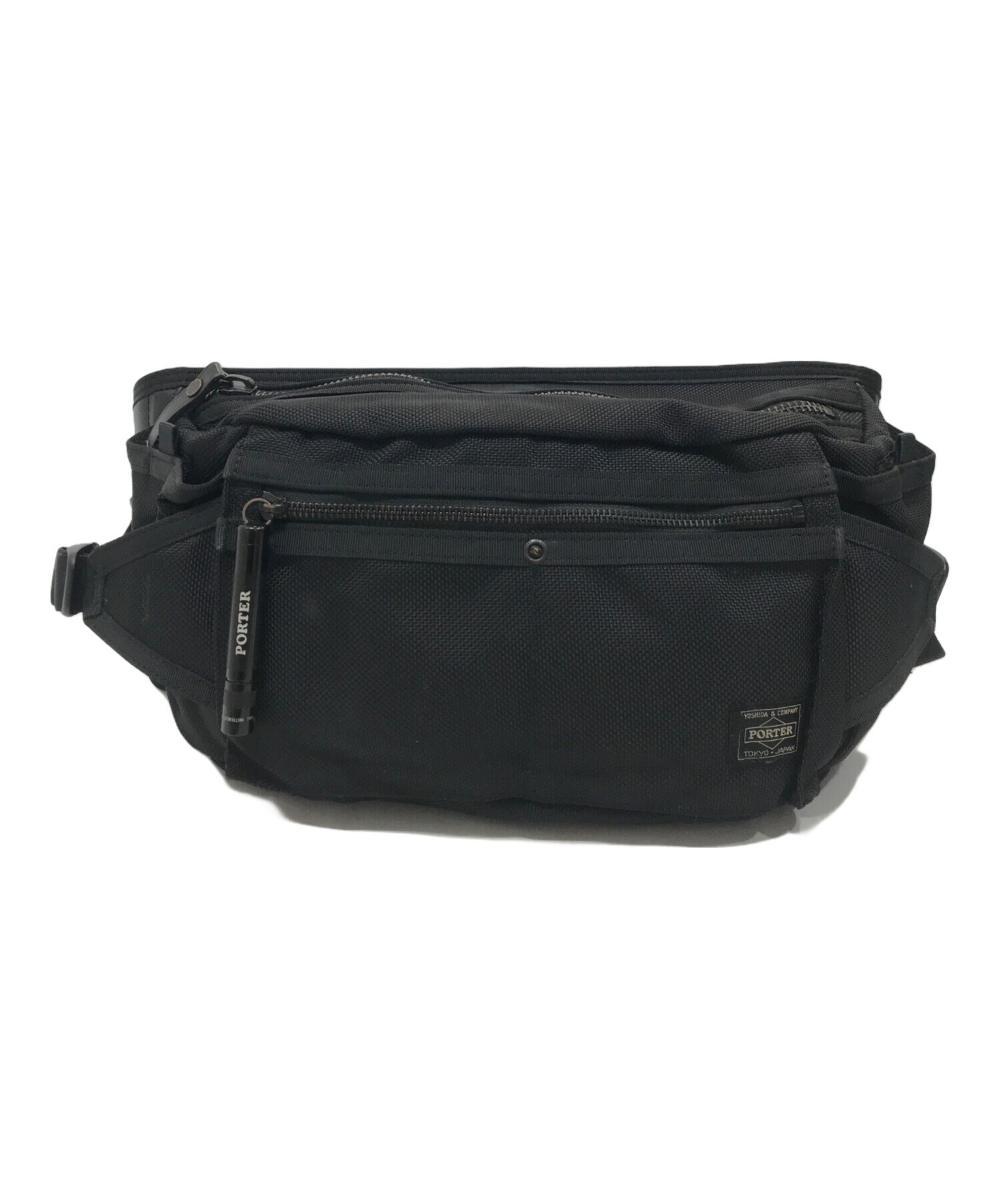 中古・古着通販】PORTER (ポーター) HEAT WAIST BAG ブラック