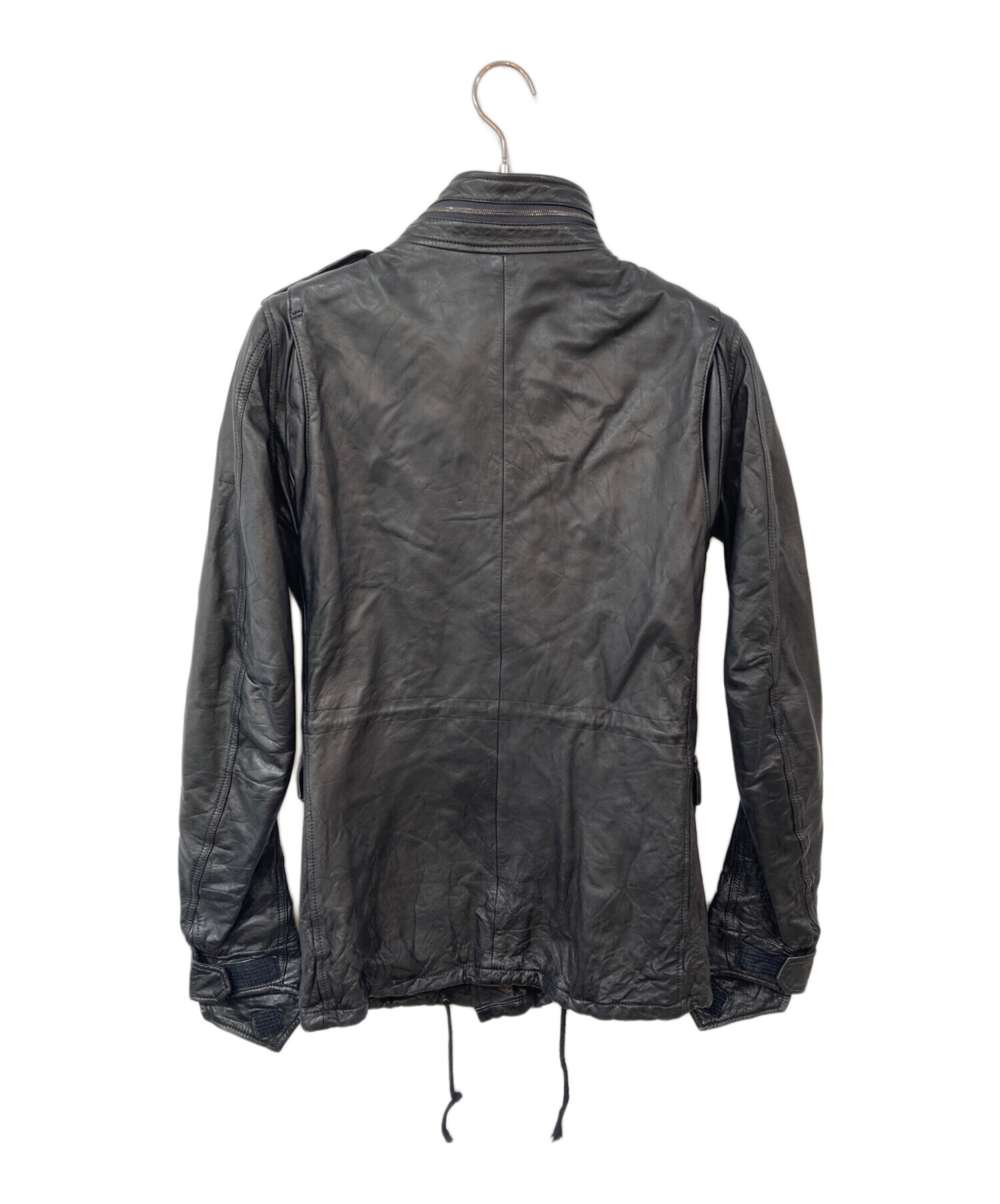 中古・古着通販】wjk (ダブルジェイケー) レザーM65ジャケット