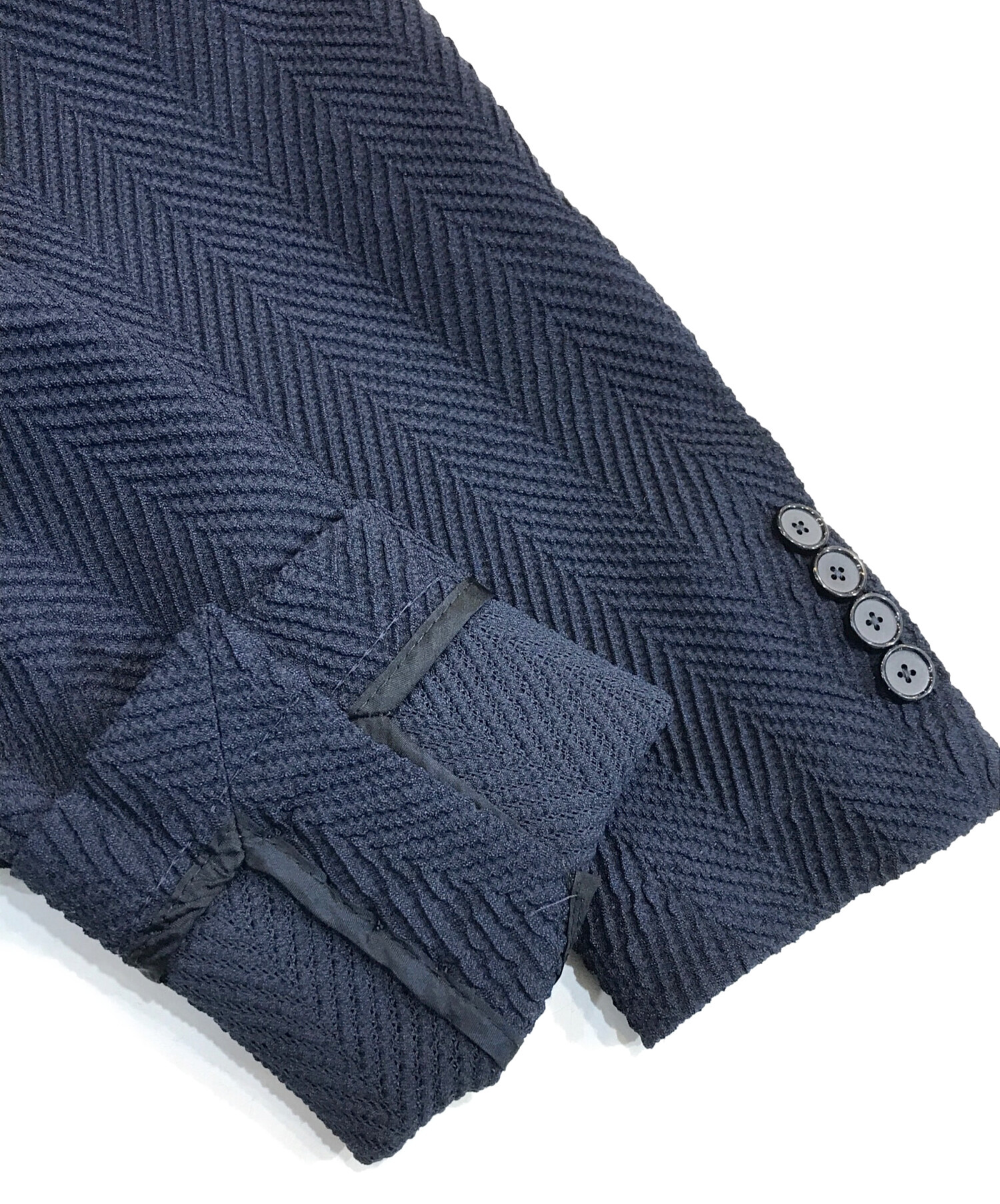 TAGLIATORE 2Bジャケット　ネイビー 44 中古・古着通販】TAGLIATORE (タリアトーレ) ウールナイロンストレッチ