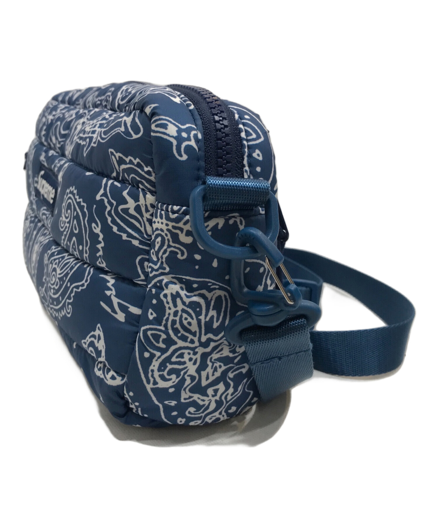 中古・古着通販】Supreme (シュプリーム) Puffer Side Bag Blue 