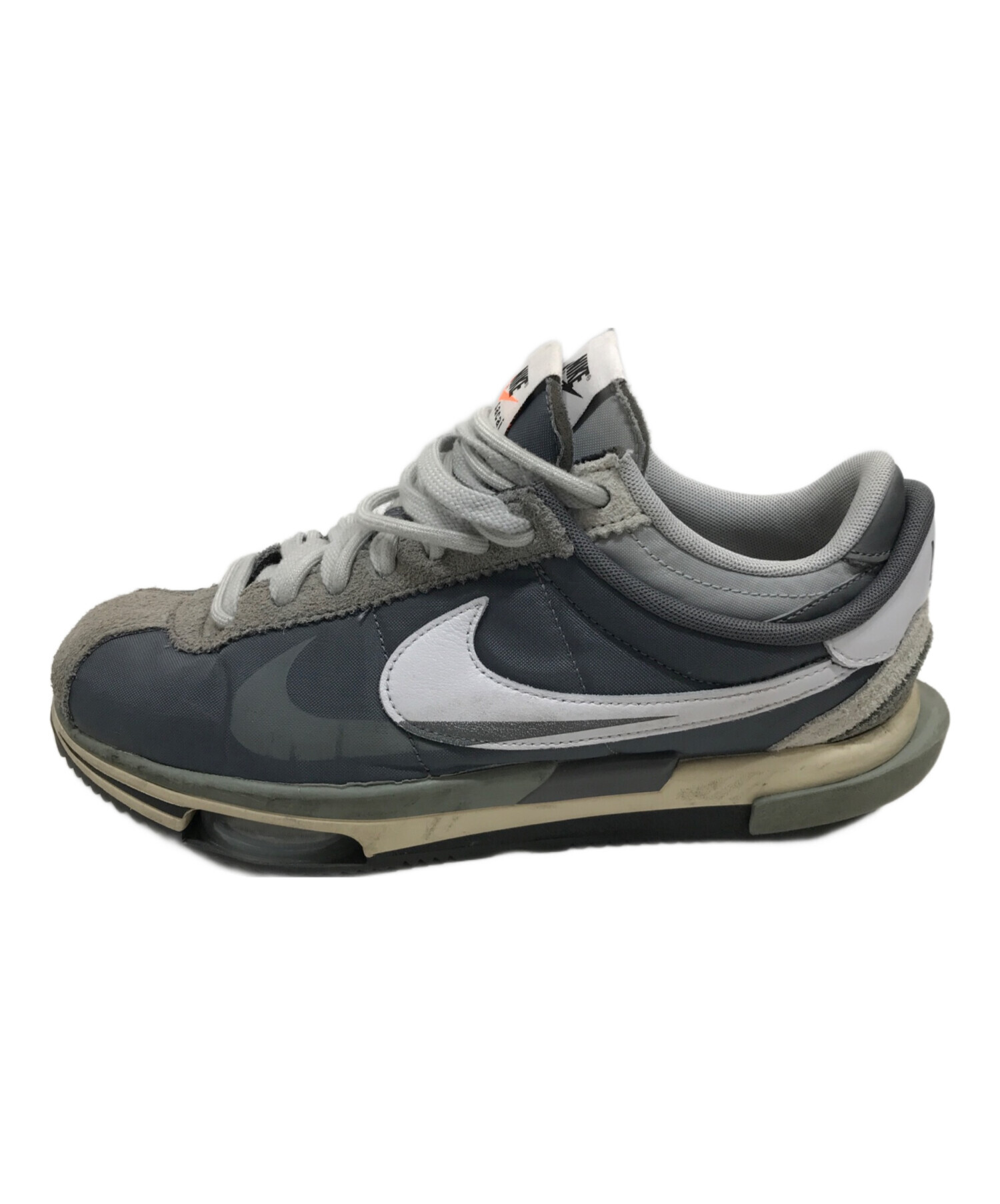 中古・古着通販】NIKE (ナイキ) sacai (サカイ) Zoom Cortez グレー  