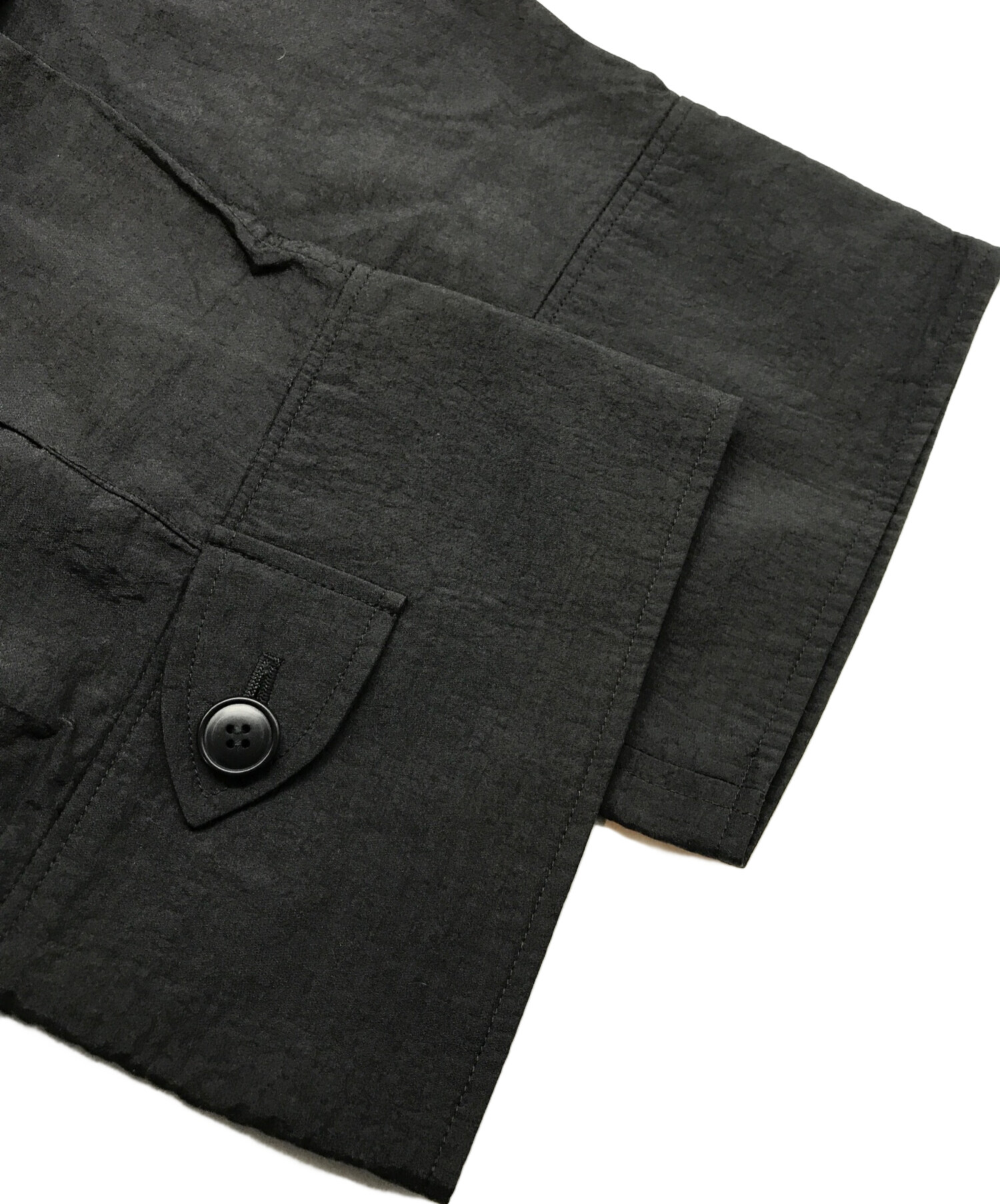 中古・古着通販】ISSEY MIYAKE (イッセイミヤケ) イカコート ブラック