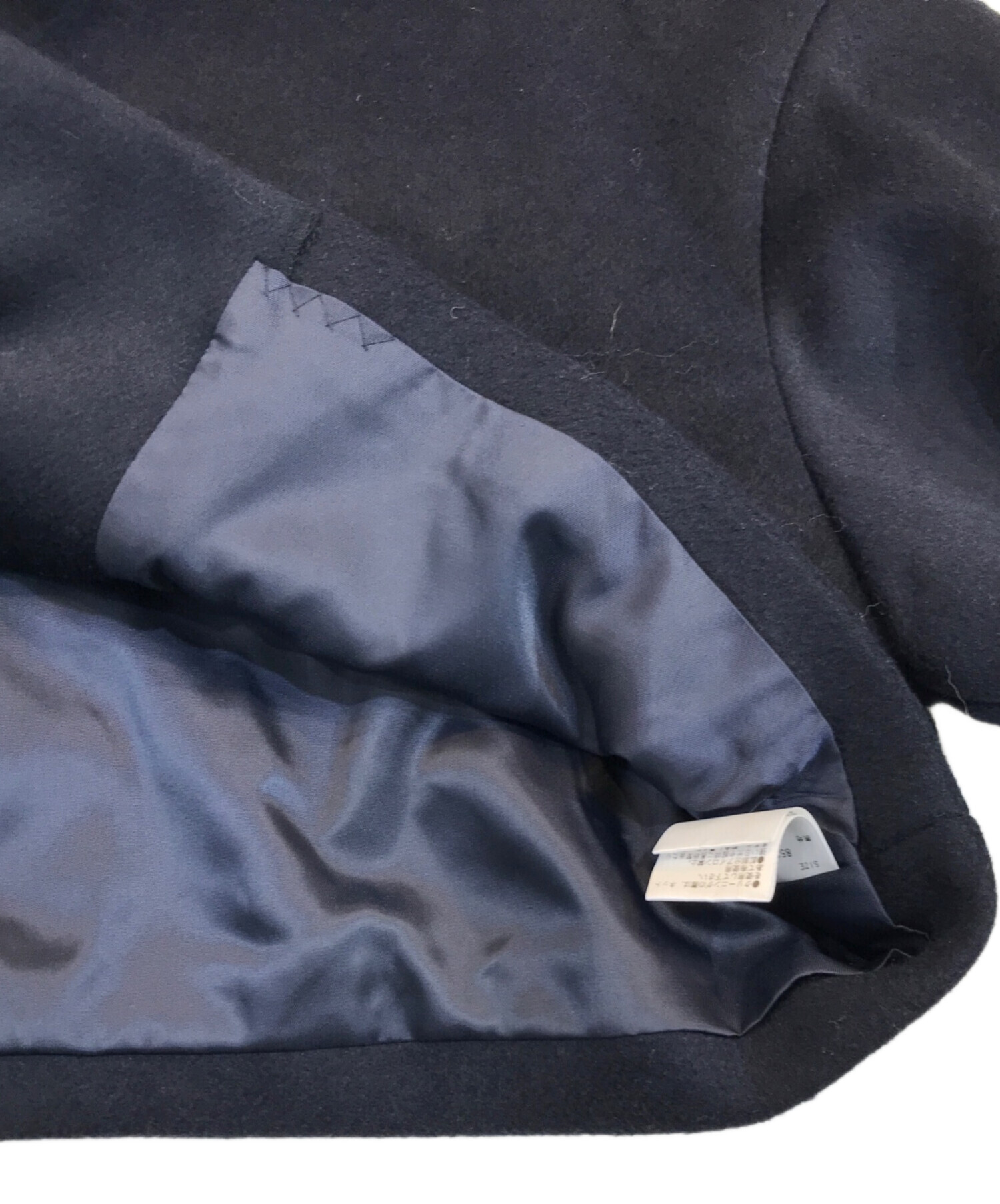 【新品】MANOF wool Beaver 3way coat ネイビー 中古・古着通販】MANOF (マノフ) WOOL BEAVER 3WAY COAT ネイビー