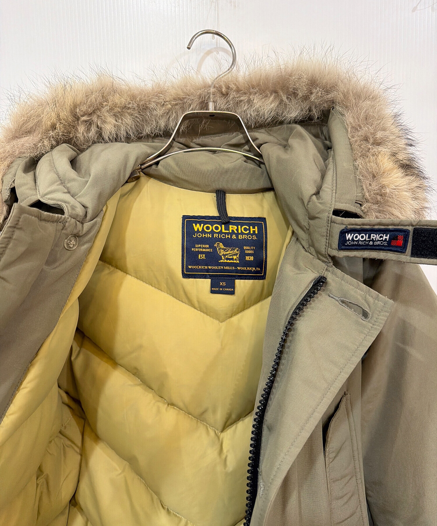 中古・古着通販】WOOLRICH (ウールリッチ) ARCTIC PARKA オリーブ 