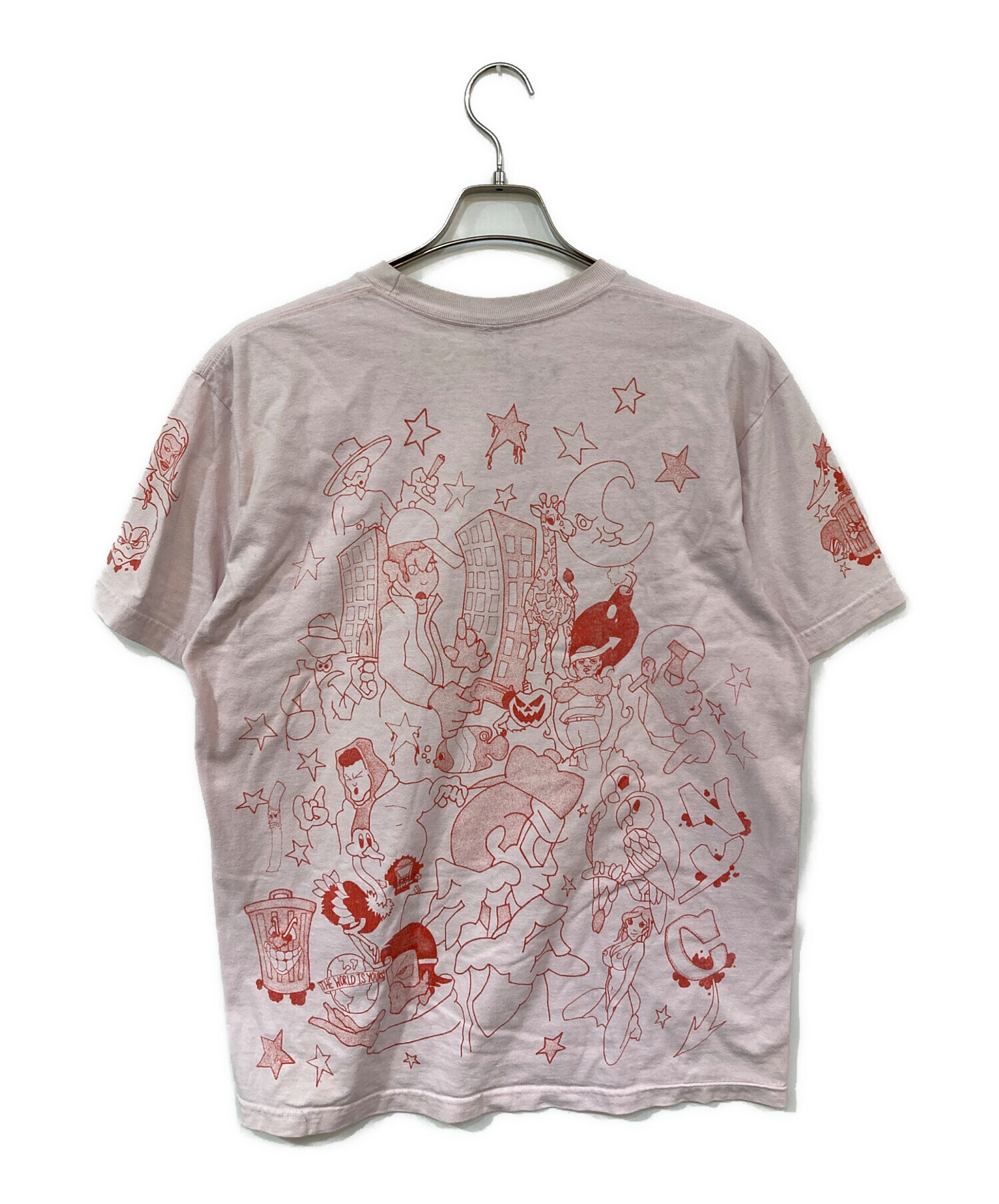 中古・古着通販】SUPREME (シュプリーム) Downtown Tee ピンク サイズ 