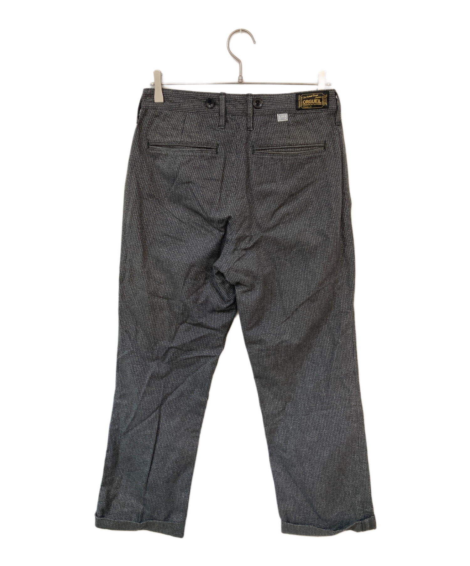 中古・古着通販】ORGUEIL (オルゲイユ) ワーカーズトラウザーズ グレー