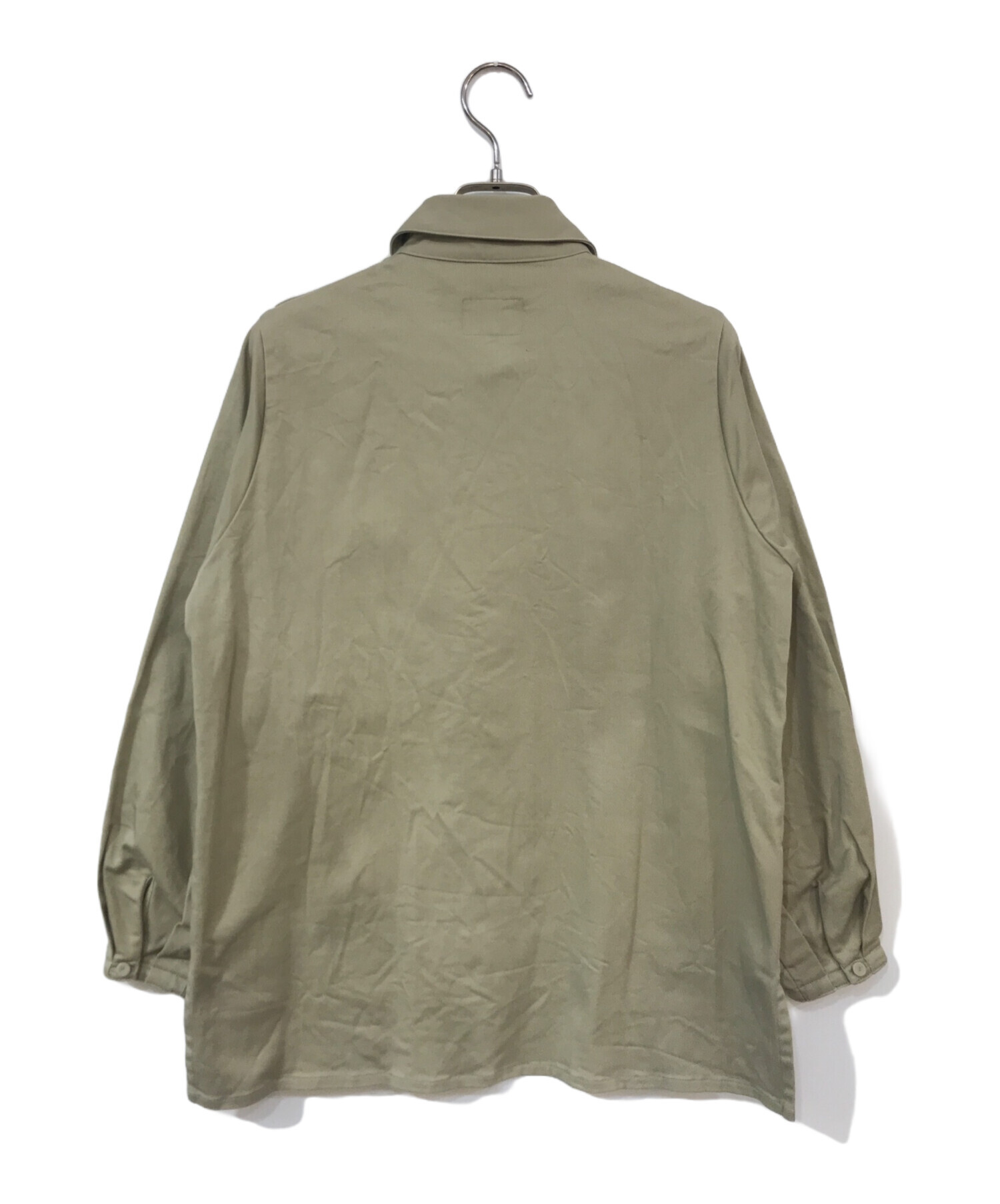 中古・古着通販】foufou (フーフー) shirts collar flap blouse/シャツ 