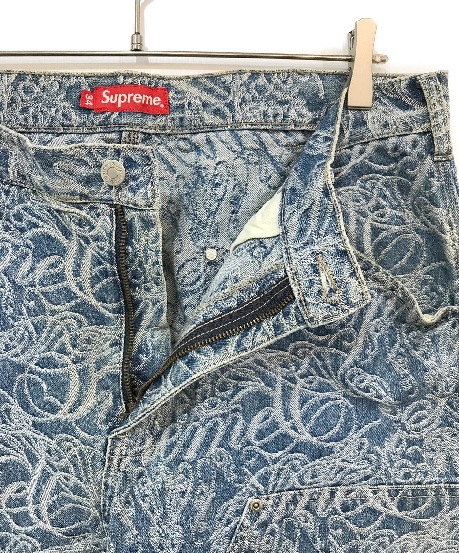中古・古着通販】Supreme (シュプリーム) SCRIPT JACQUARD DOUBLE KNEE