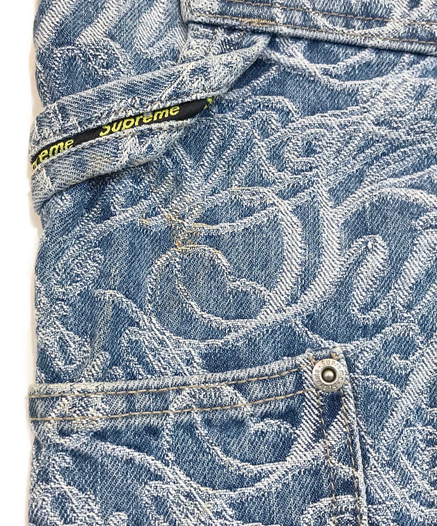 中古・古着通販】Supreme (シュプリーム) SCRIPT JACQUARD DOUBLE KNEE