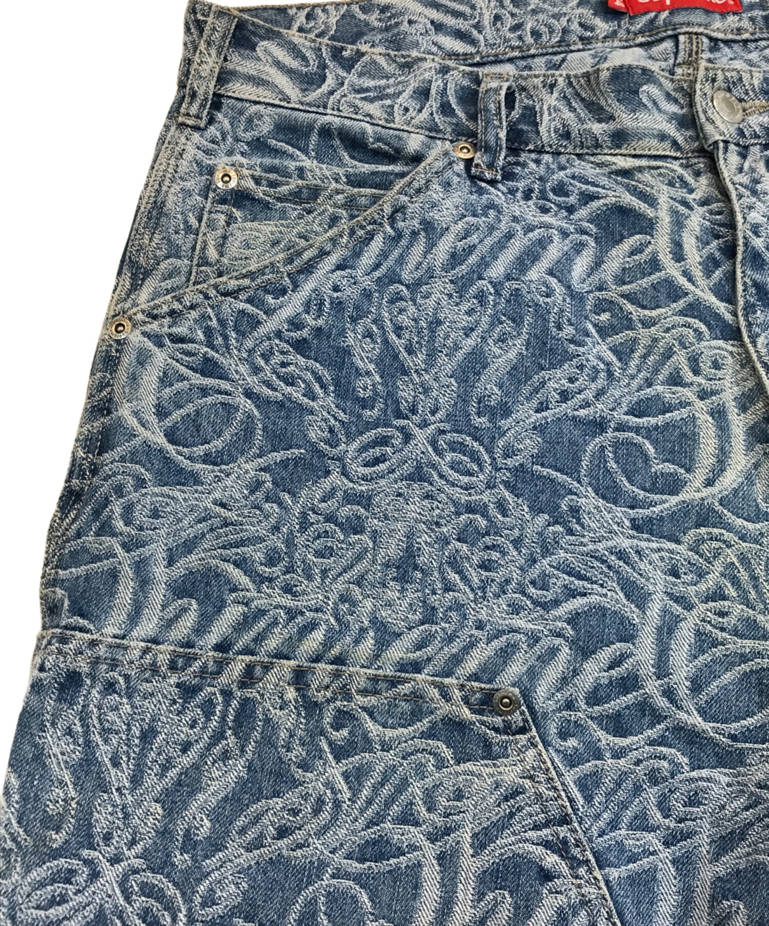 中古・古着通販】Supreme (シュプリーム) SCRIPT JACQUARD DOUBLE KNEE