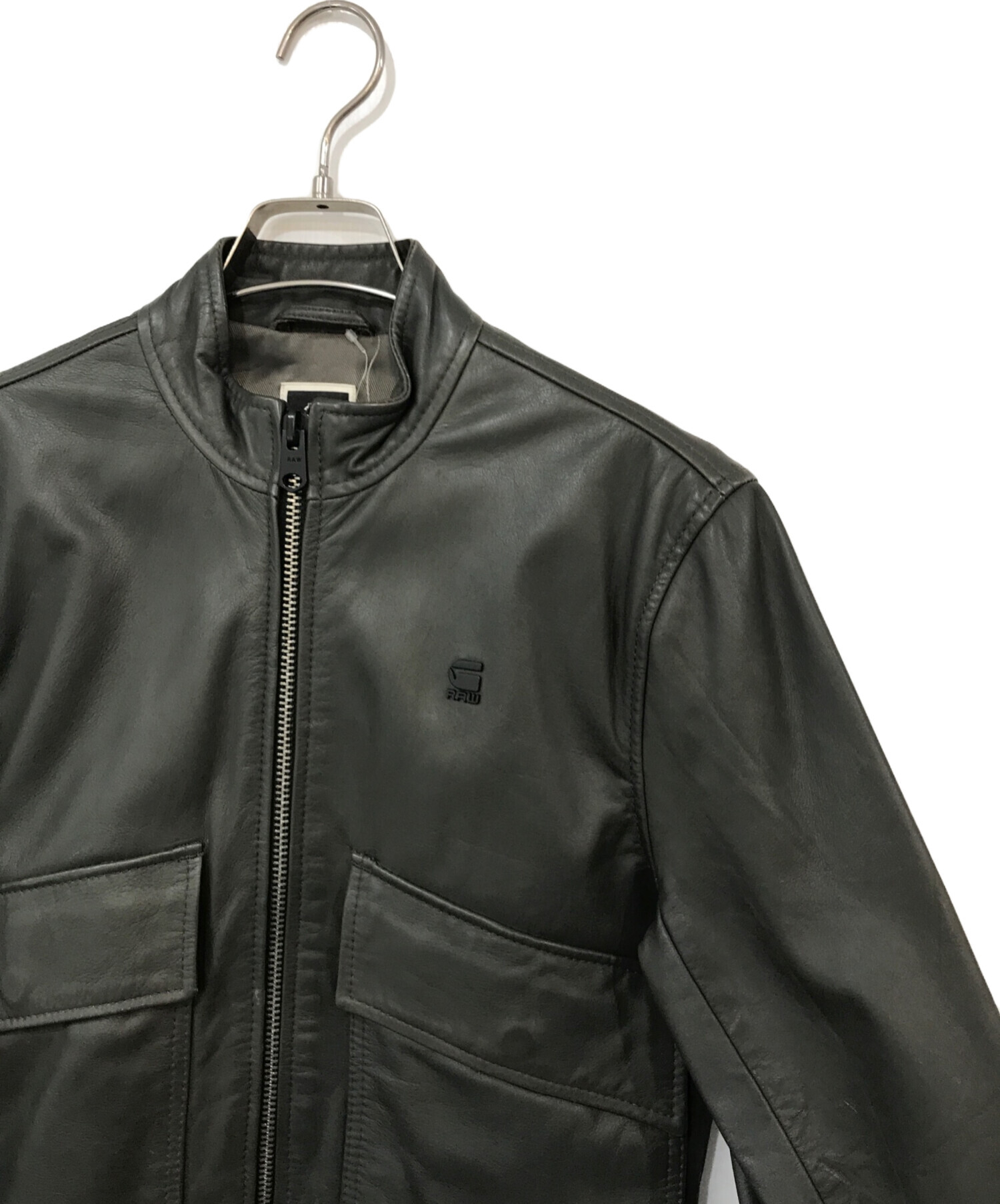 中古・古着通販】G-STAR RAW (ジースターロゥ) LOCKSTART LEATHER JKT