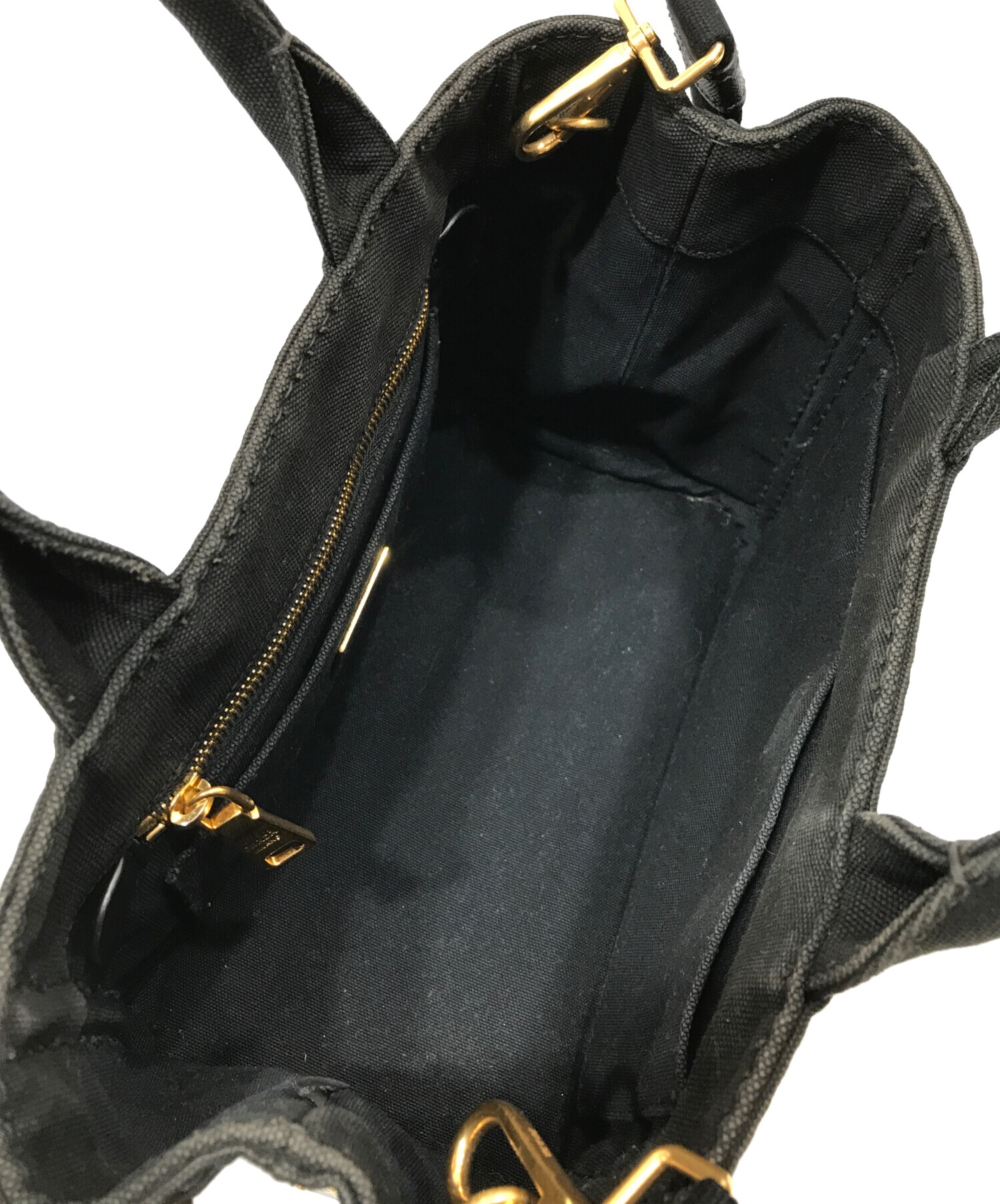 レア！正規品プラダ 2way 中古・古着通販】PRADA (プラダ) 2WAYバッグ ブラック｜ブランド・古着