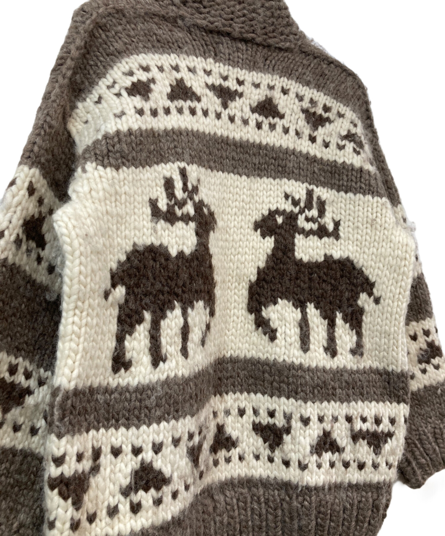 中古・古着通販】KANATA (カナタ) トナカイ柄カウチンニット