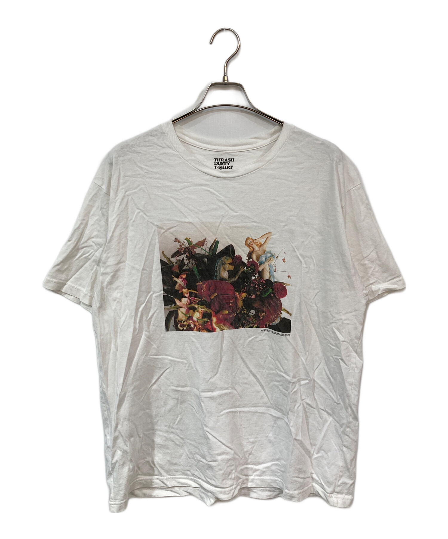 中古・古着通販】MINEDENIM (マインデニム) プリントtシャツ ホワイト 