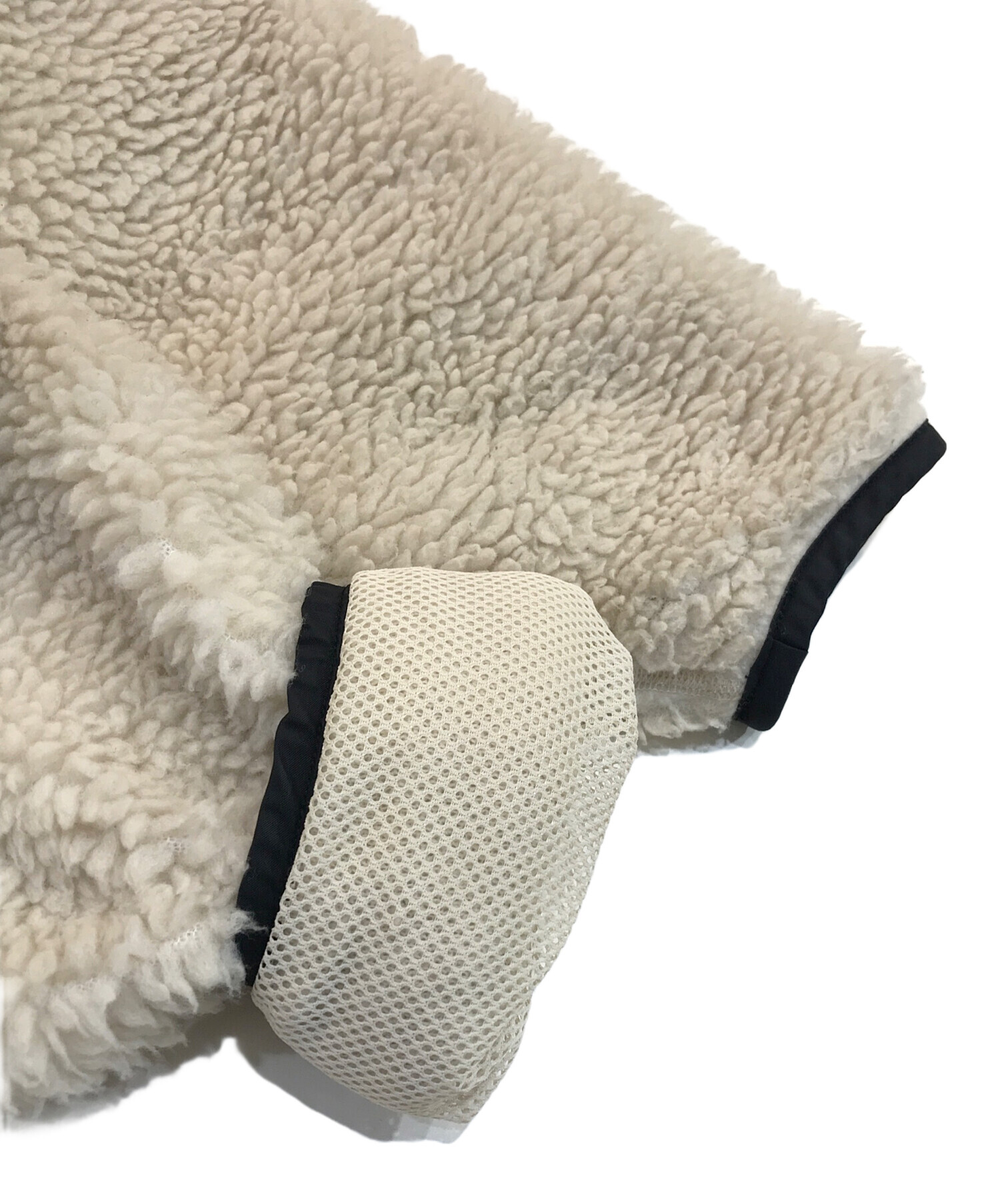 中古・古着通販】HYKE (ハイク) FAUX SHEARLING COAT ホワイト サイズ 